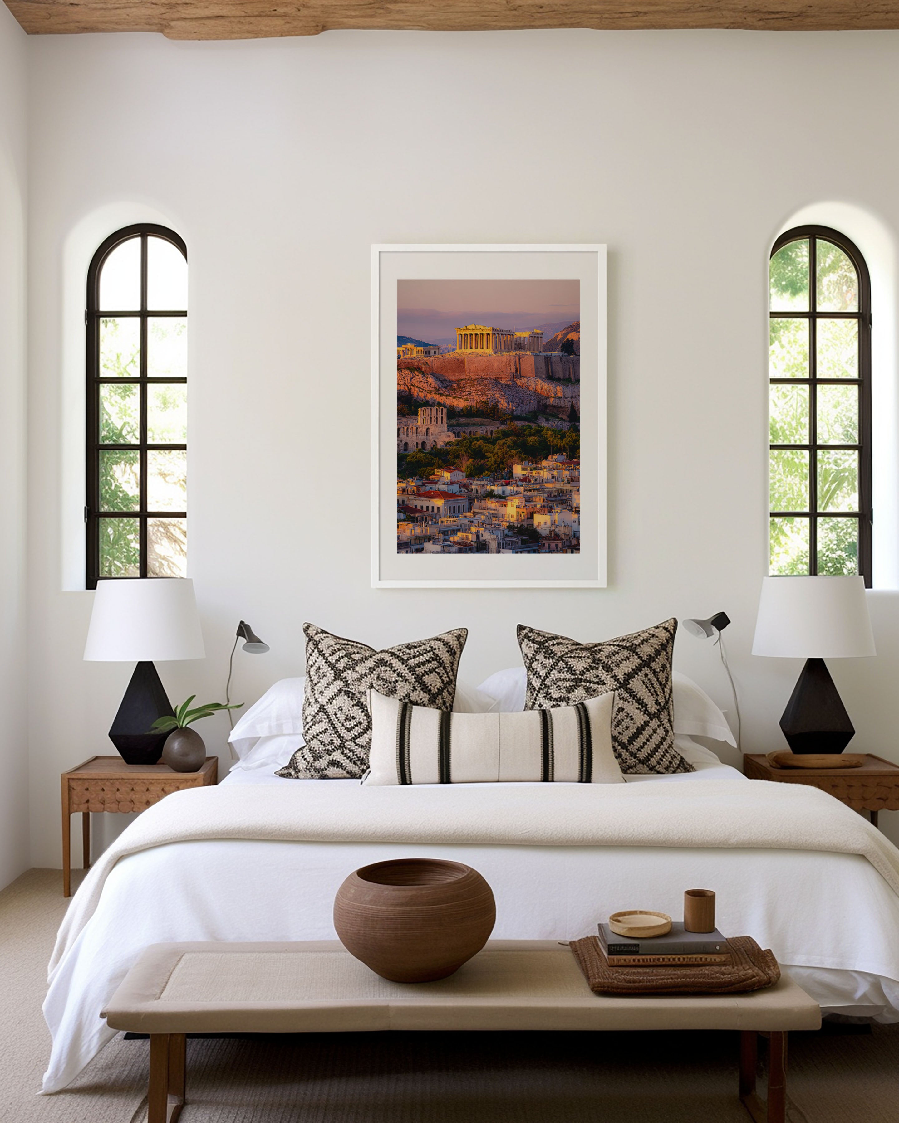 Parthenon Golden Hour | Athens Acropolis Greece Wall Art Print