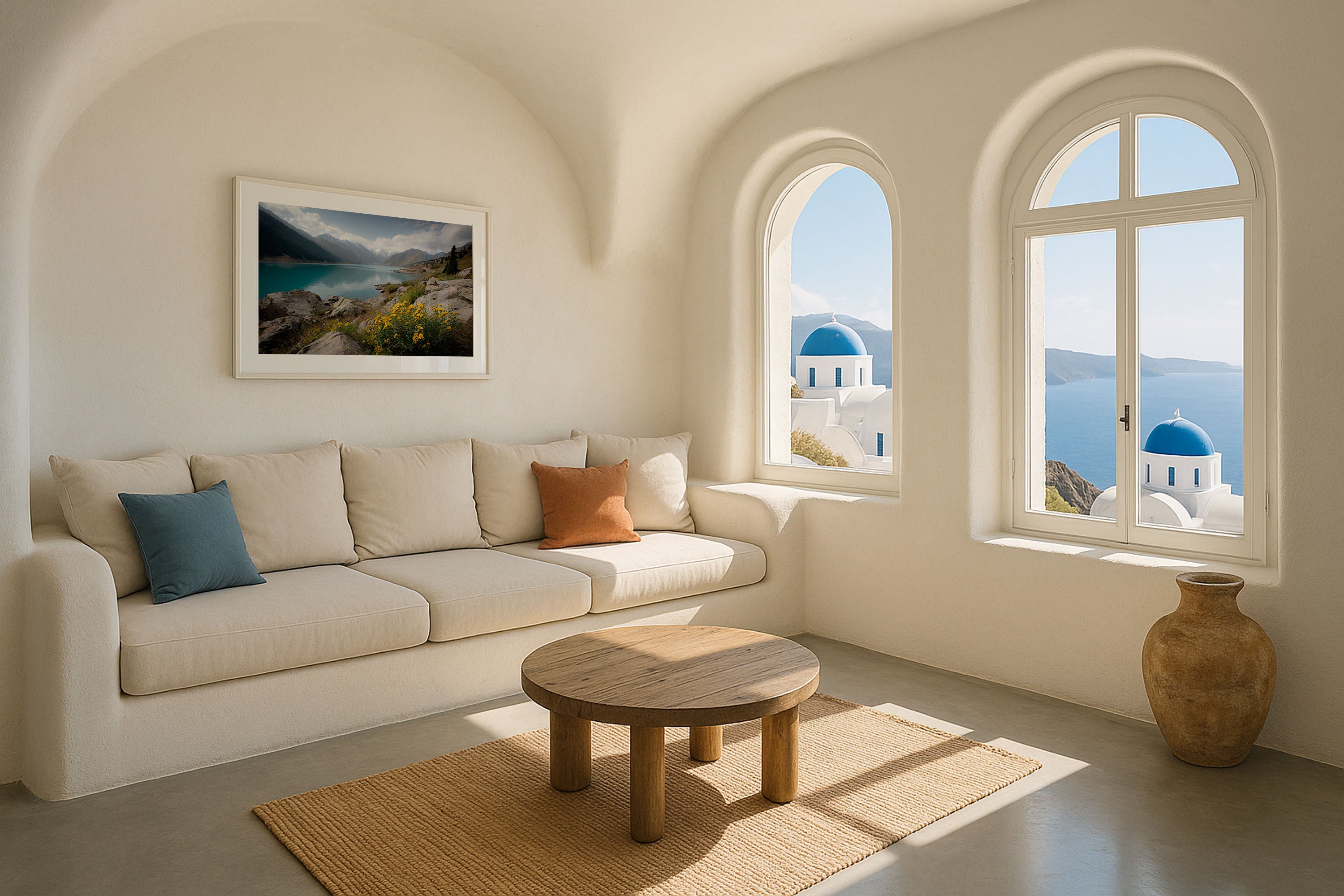 Big Almaty Lake Wall Art Print – Kazakhstan Turquoise Alpine Lake