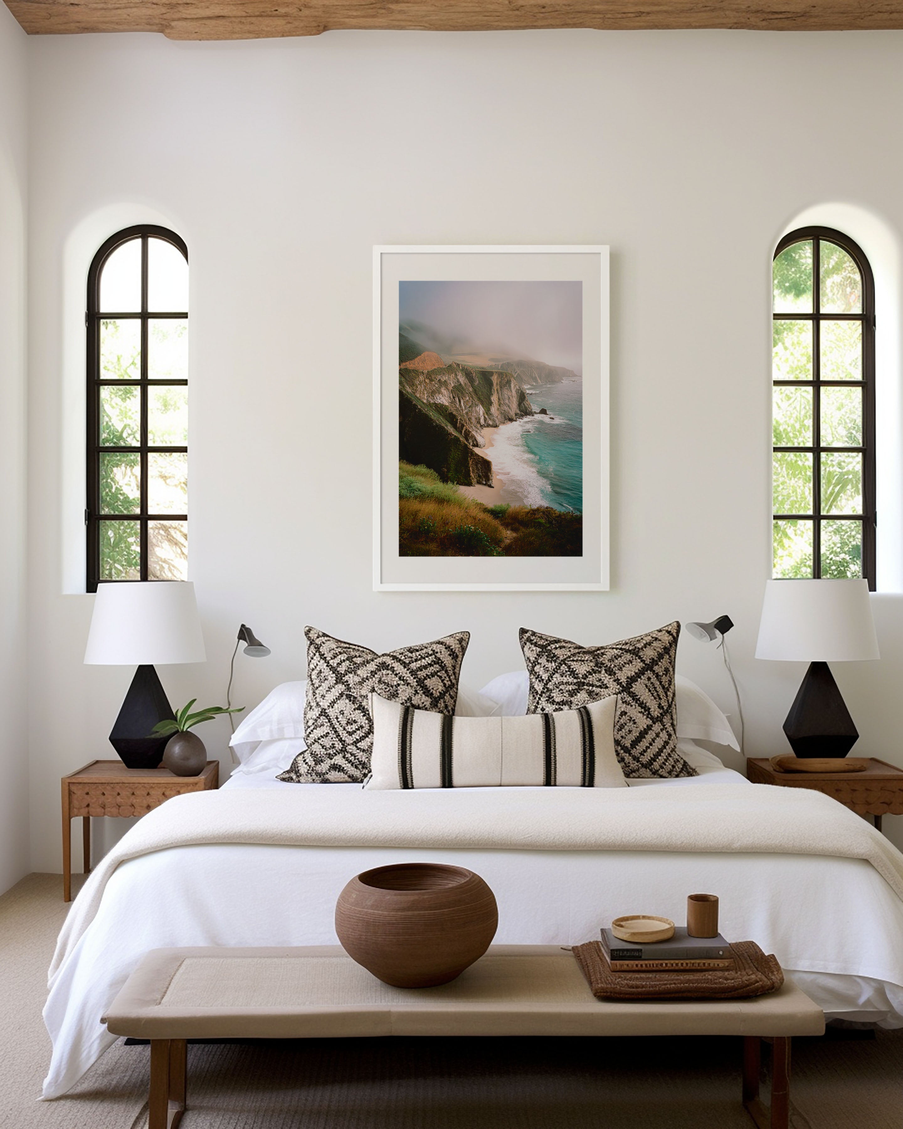 Big Sur Bixby Bridge Wall Art Print | California Coastal Ocean Canvas