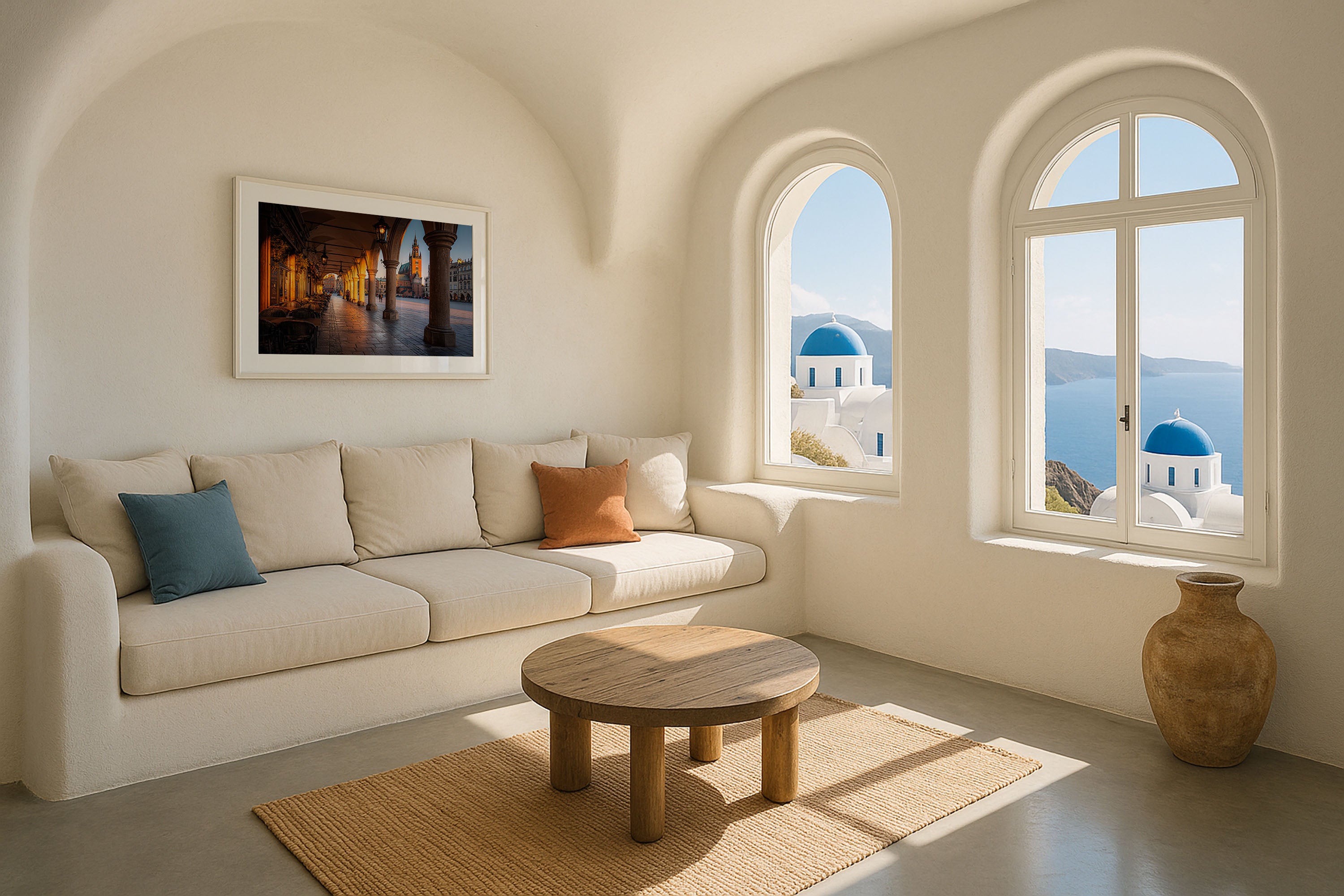 Krakow Main Square Golden Hour Wall Art Print – Historic Europe Architecture