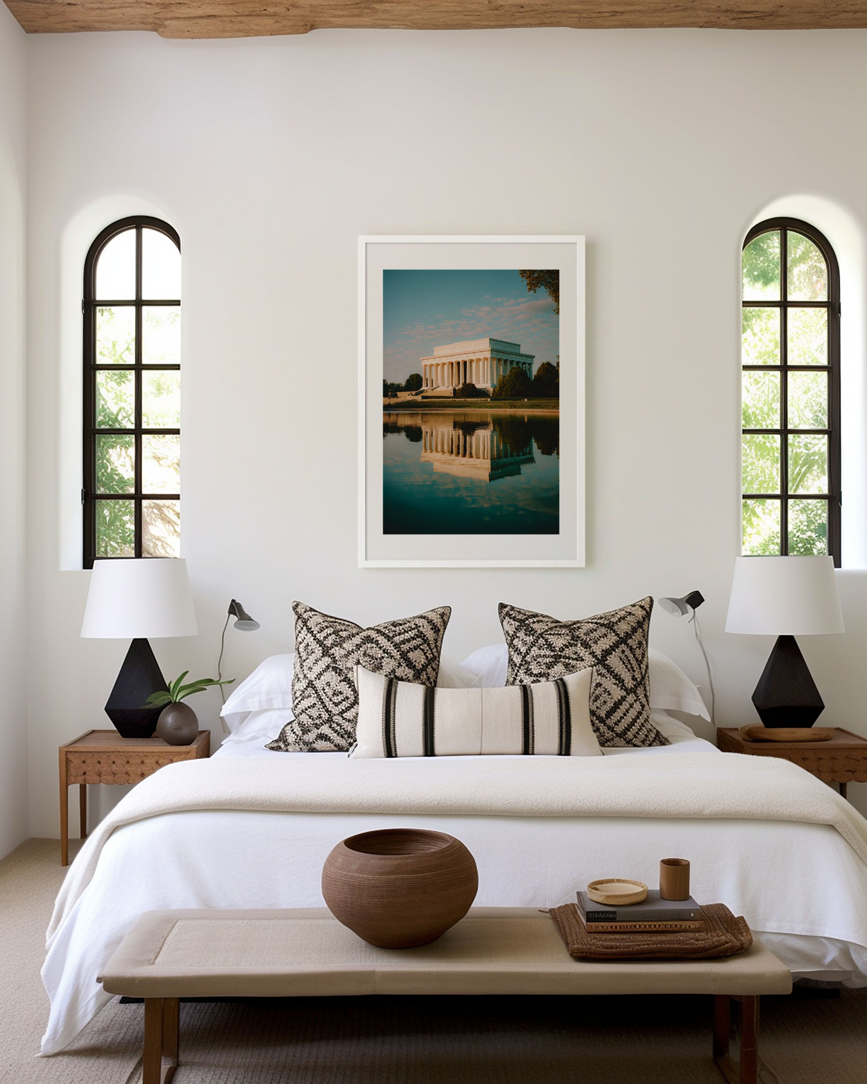 Lincoln Memorial Wall Art | Washington DC Reflection Print