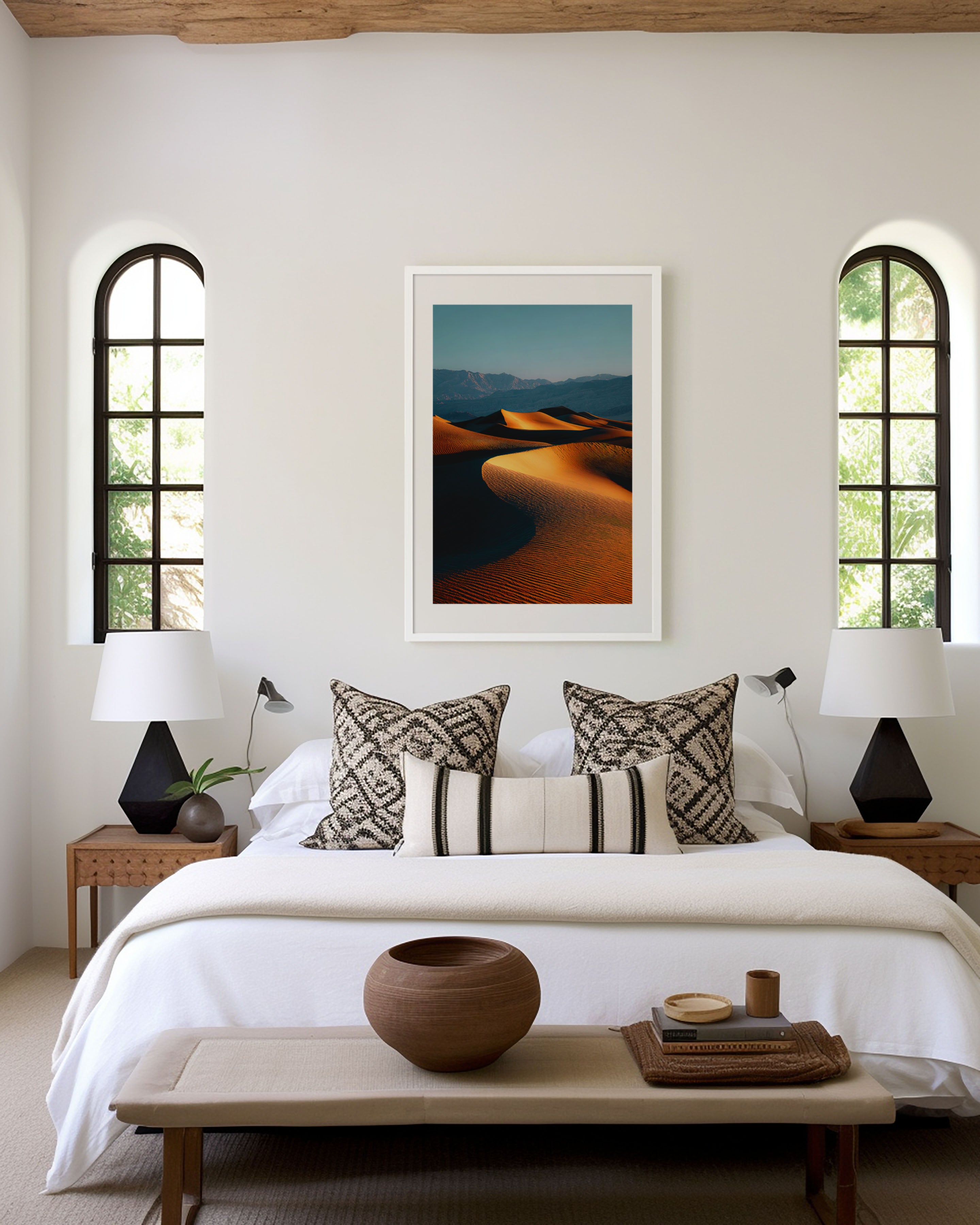 Mesquite Flat Sand Dunes Wall Art Print | Death Valley Photography | Desert Landscape Poster | California Nature Print | Boho Home Decor