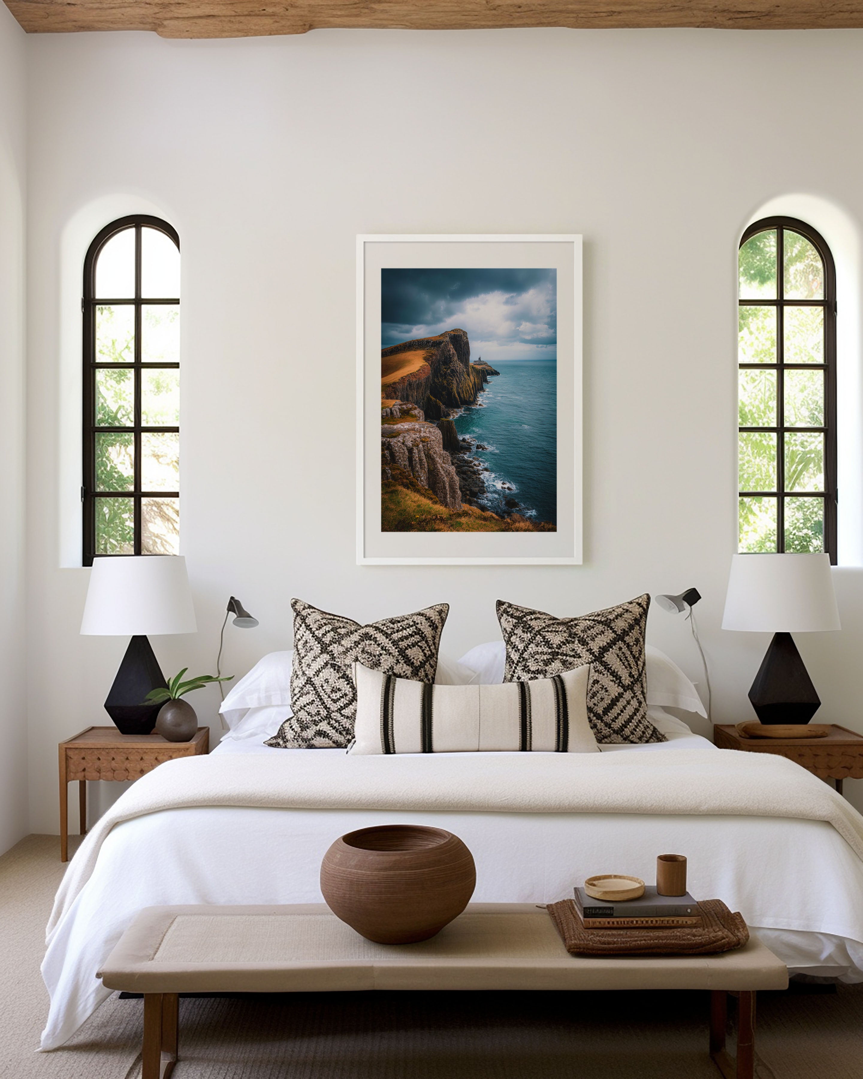 Neist Point Isle of Skye Wall Art – Scotland Coastal Cliff Print
