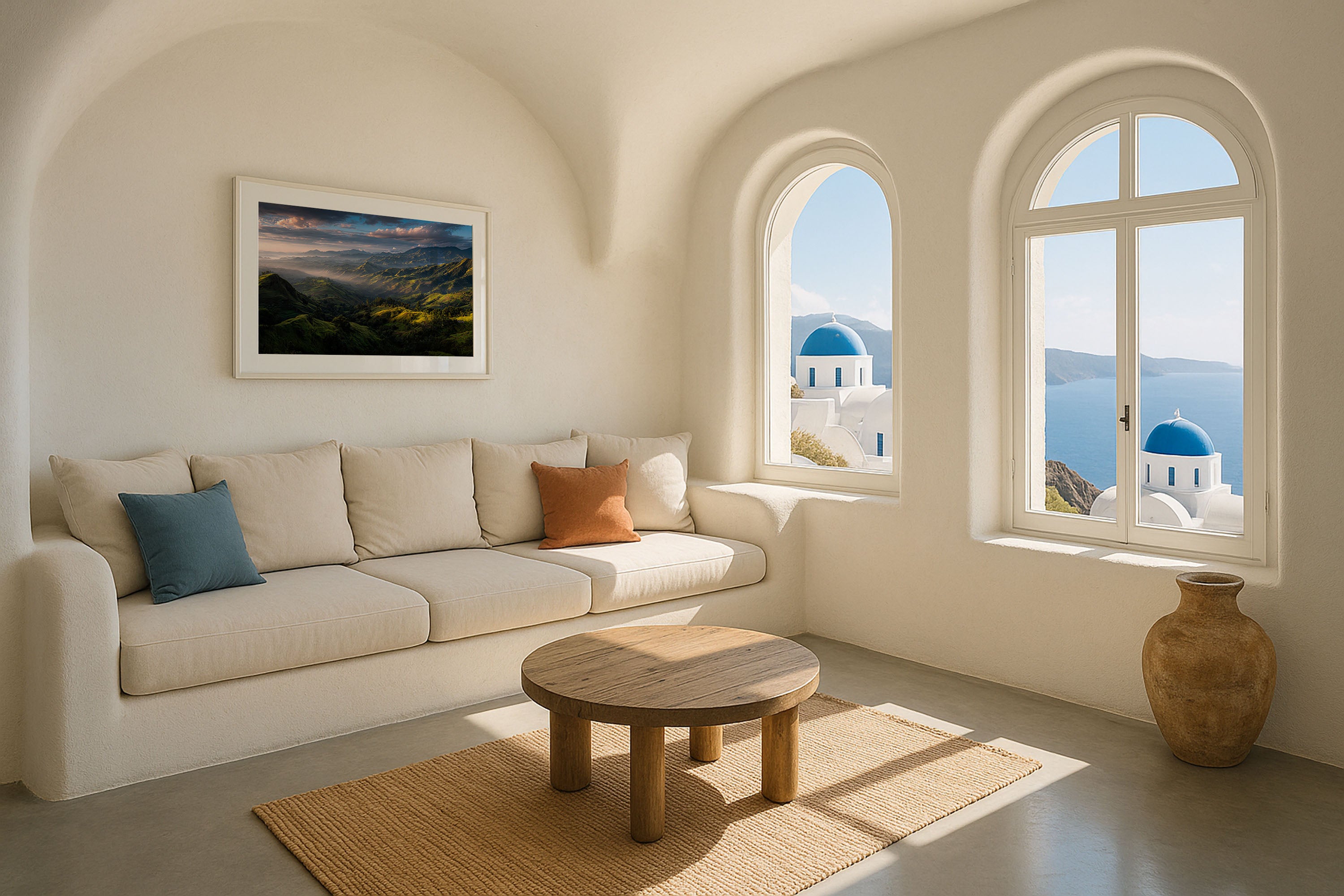 Papua New Guinea Highlands Sunrise Wall Art Print | Misty Mountain Landscape Photography