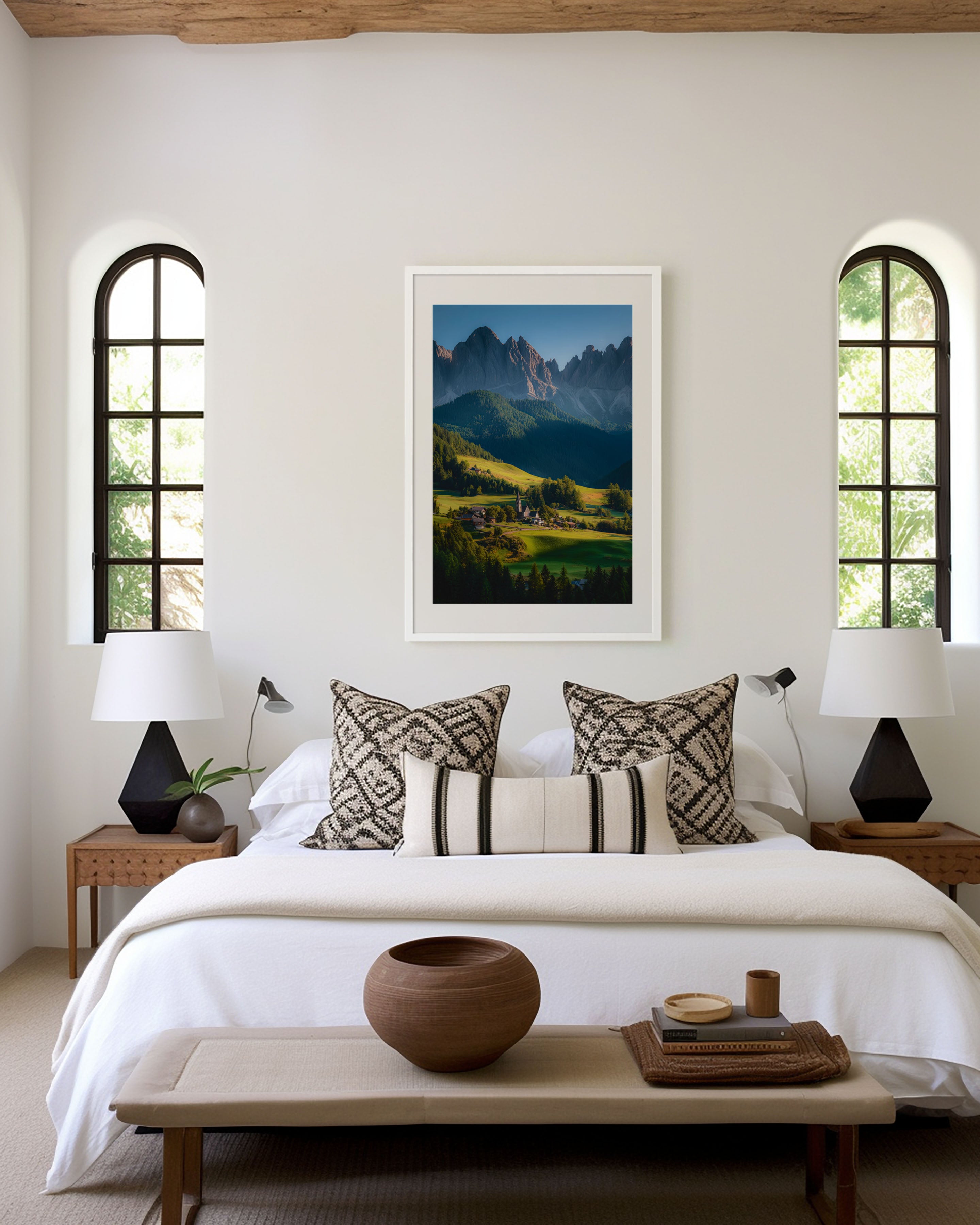 Santa Maddalena Dolomites Print | Italian Alps Village Wall Art | Val di Funes Landscape Photography