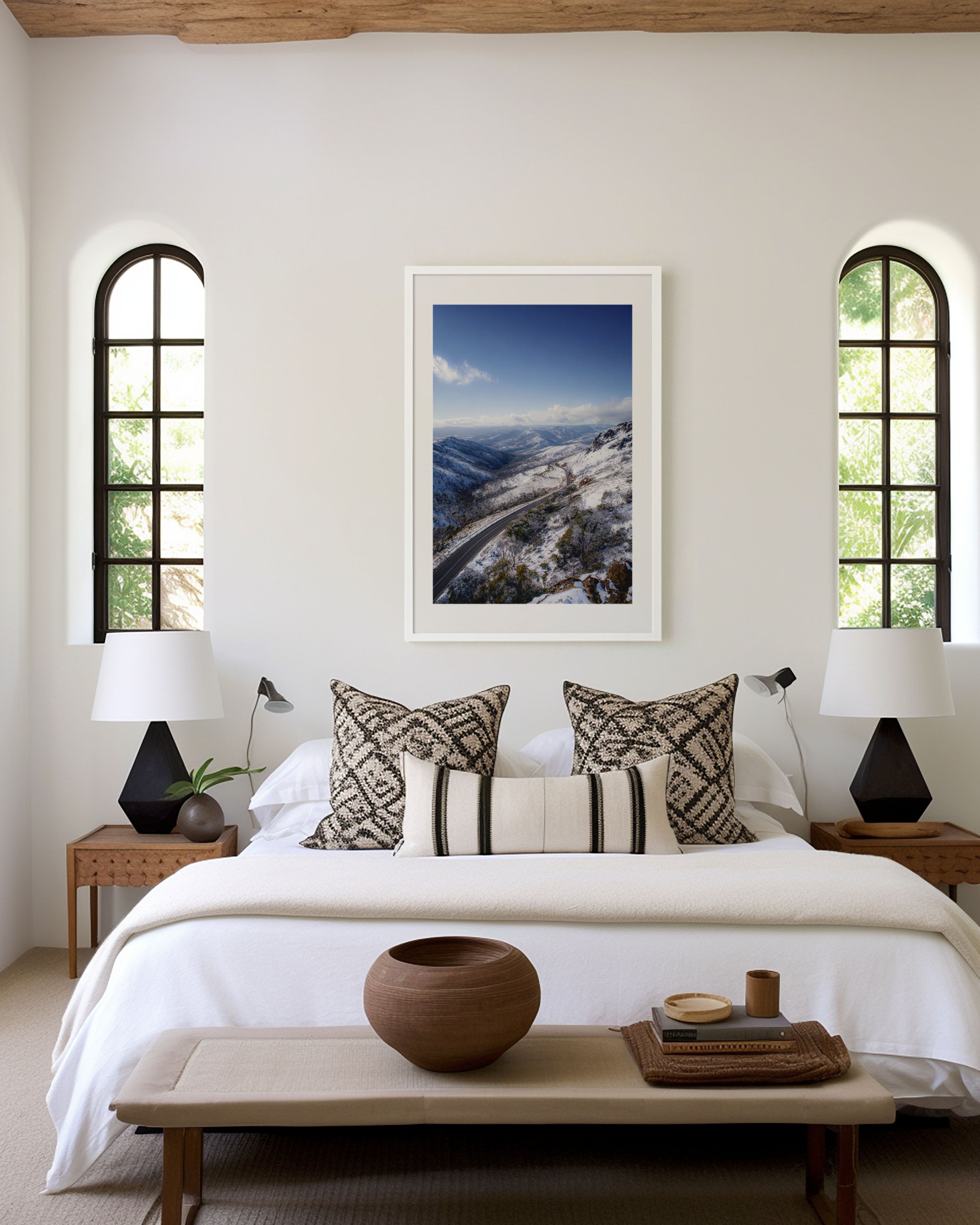 Snowy Mountains Australia Wall Art Print | Alpine Landscape Photography