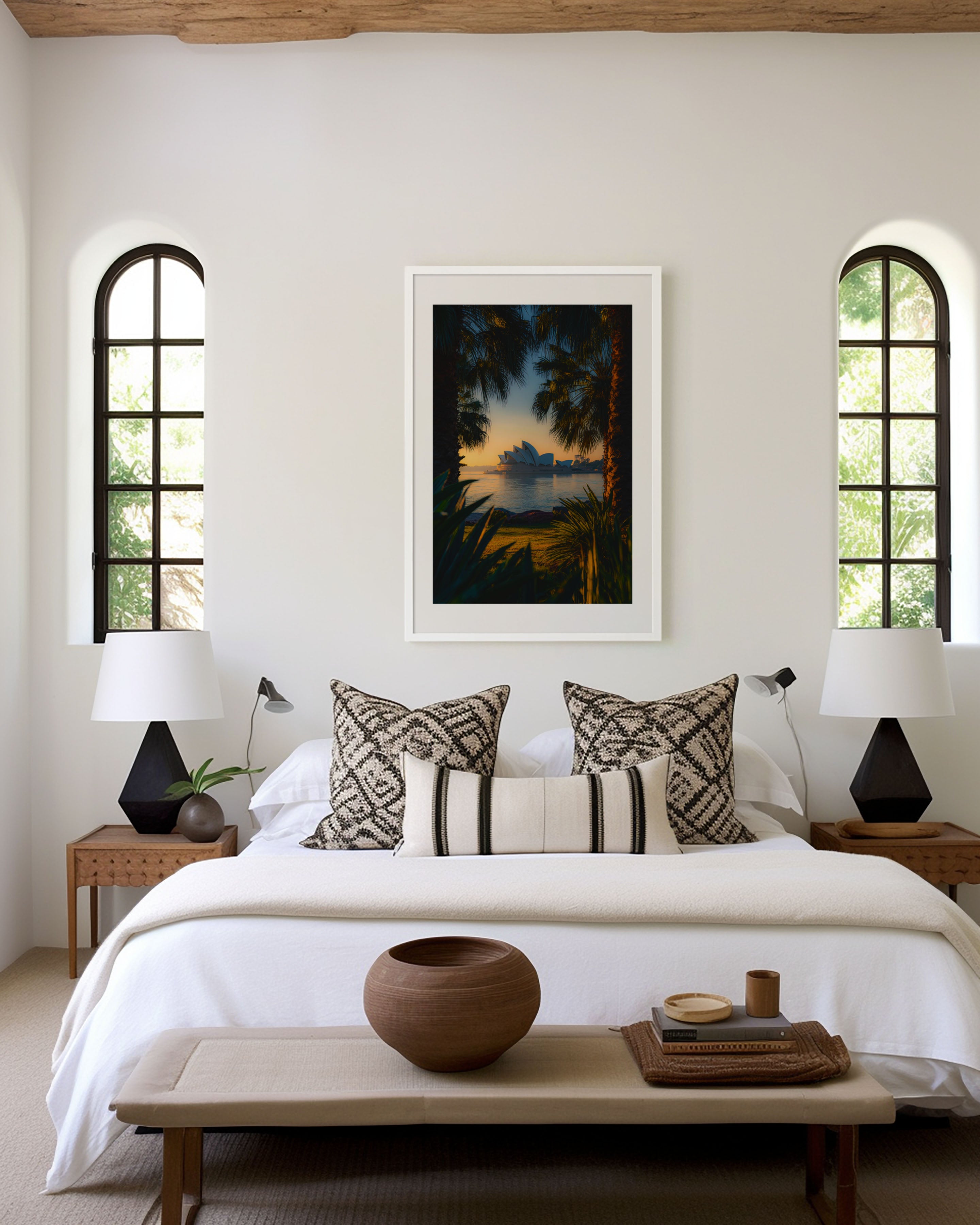 Sydney Opera House Wall Art – Sydney Harbour Sunset Print
