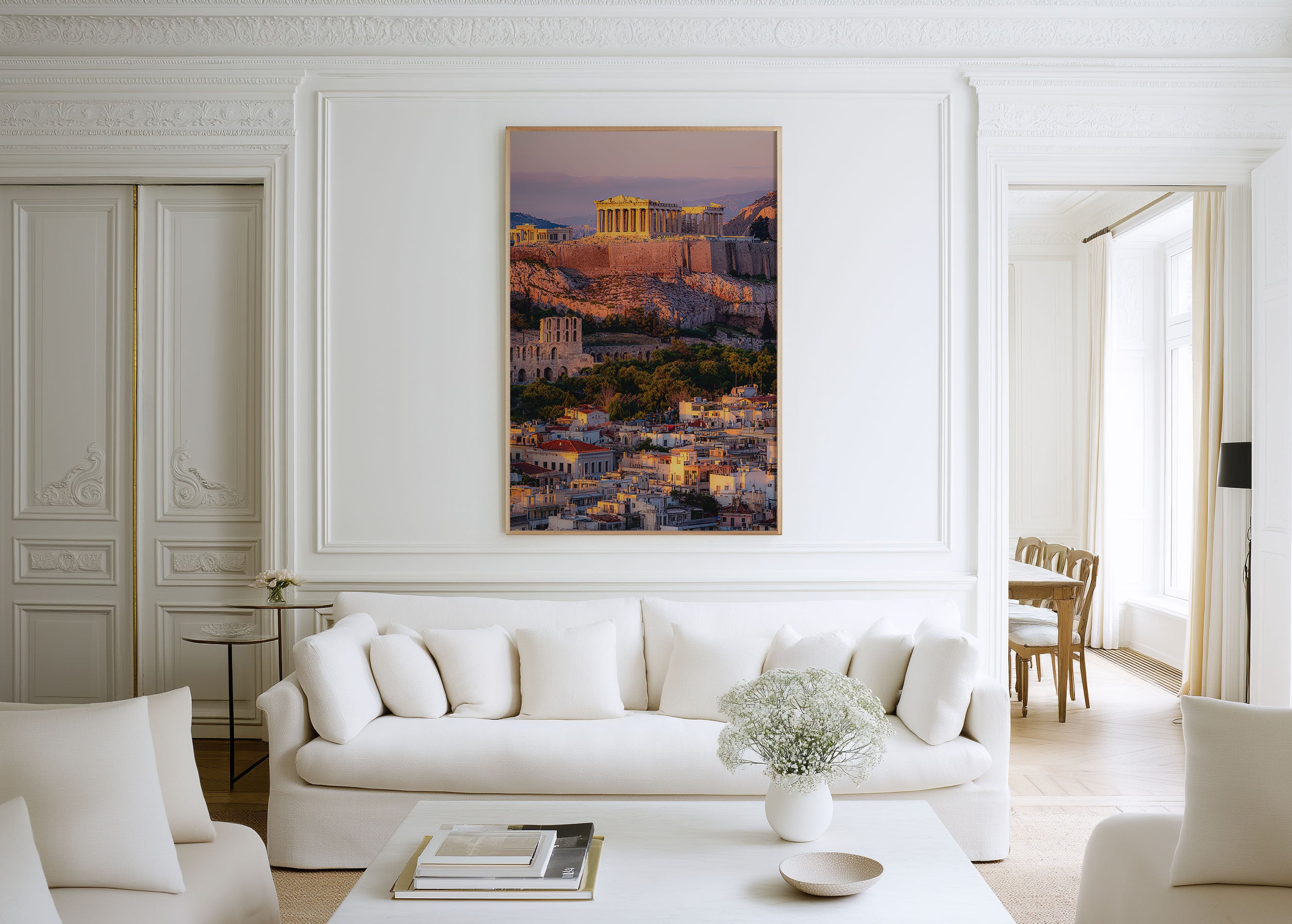 Parthenon Golden Hour | Athens Acropolis Greece Wall Art Print