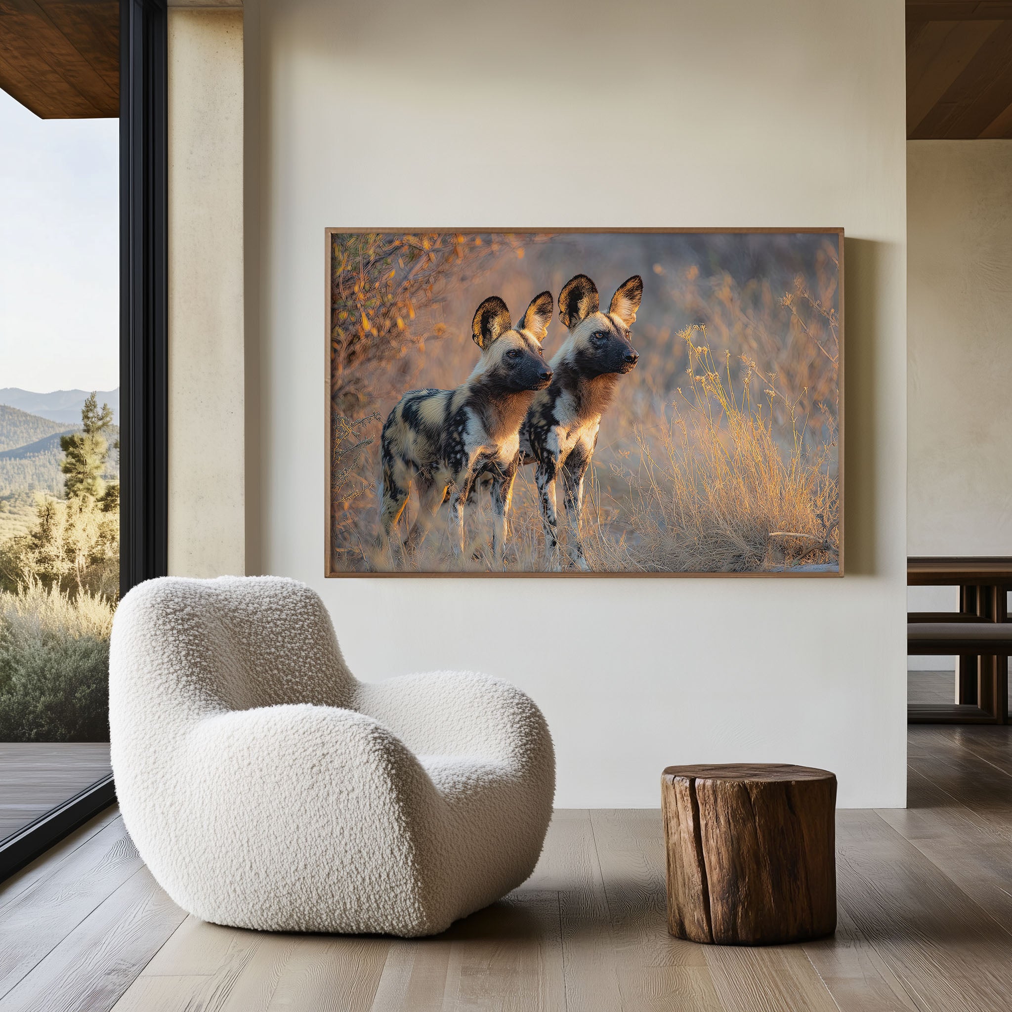 African Wild Dogs Wall Art Print