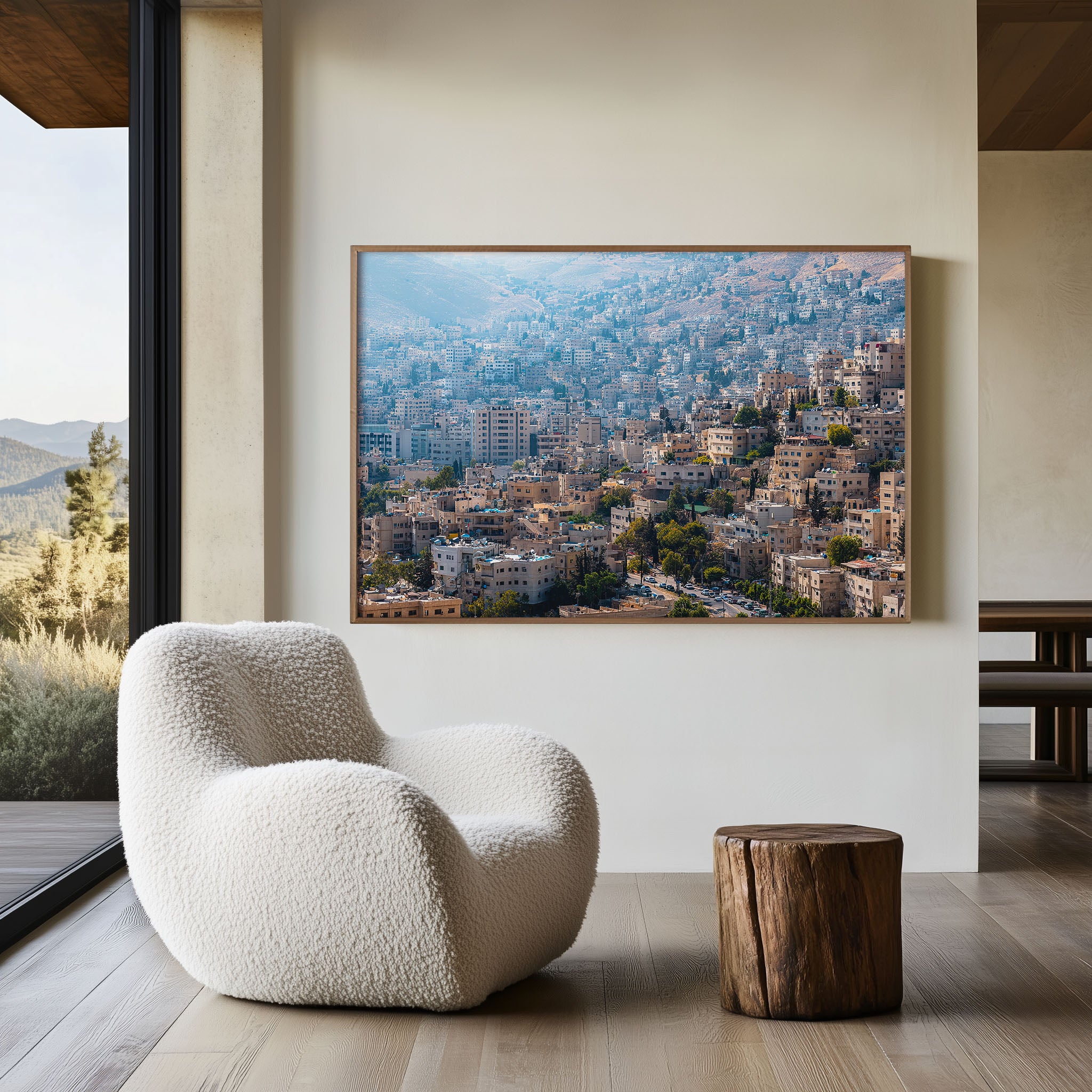 Amman Jordan Wall Art Print – Middle East Hillside City