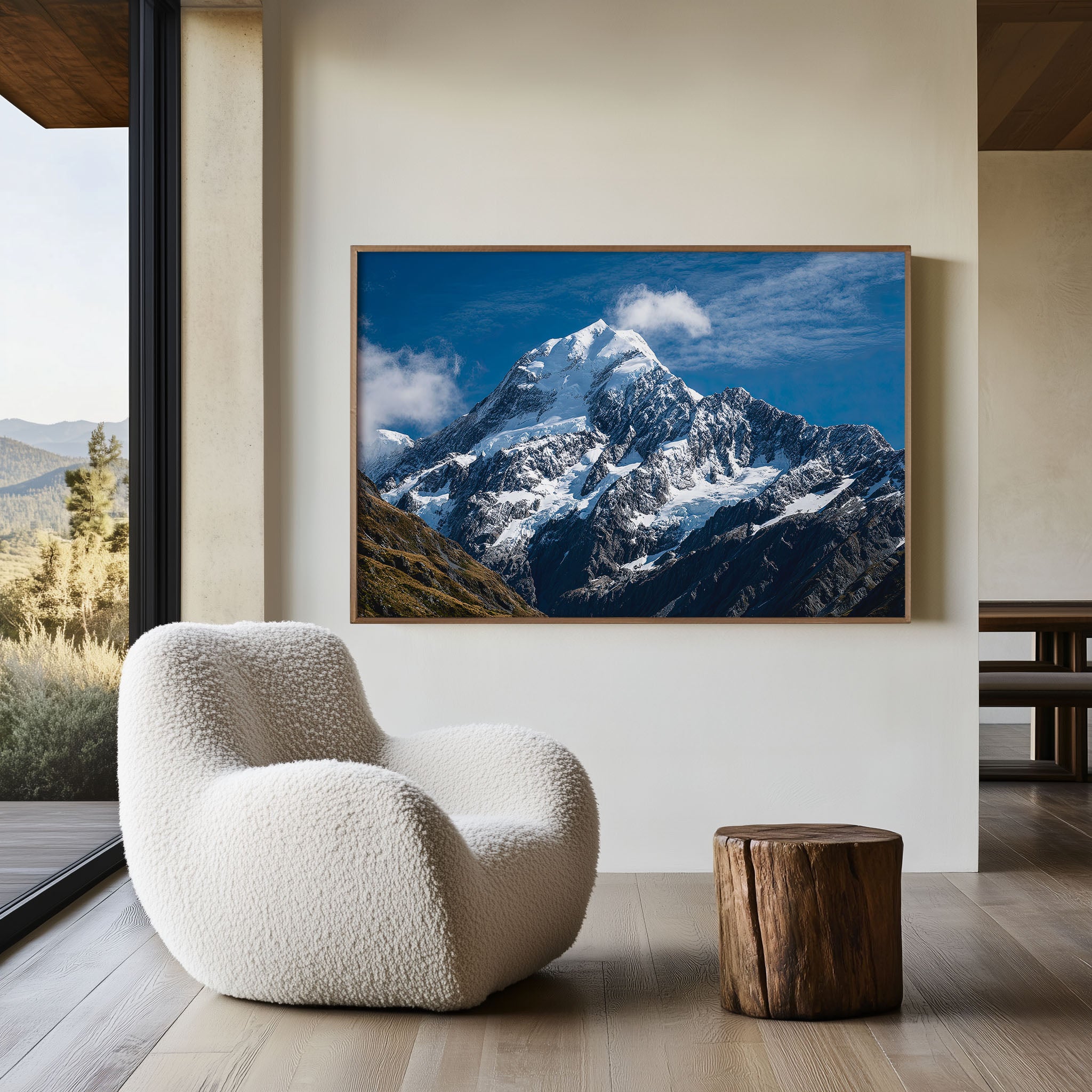 Aoraki Mount Cook Wall Art Print | New Zealand Southern Alps