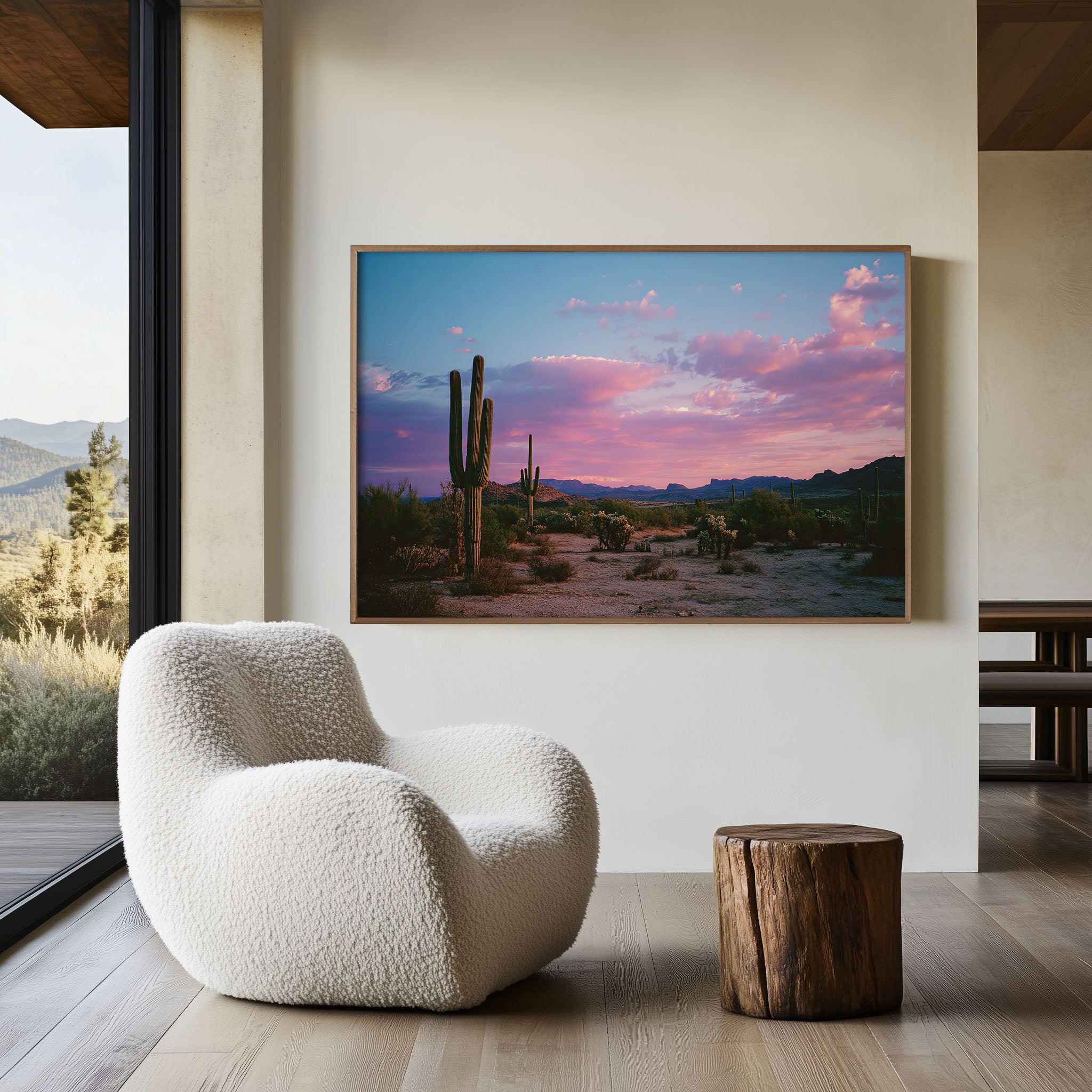 Arizona Desert Sunset Wall Art