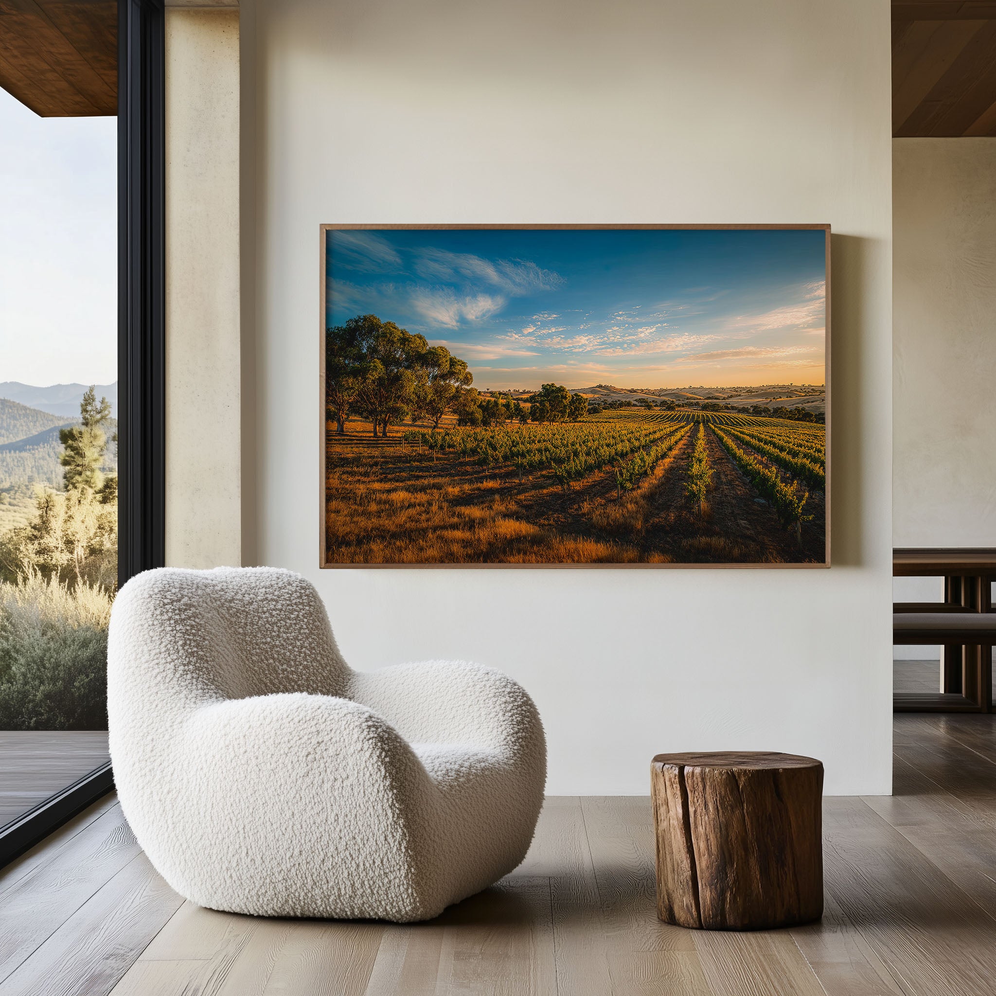 Barossa Valley Vineyard Wall Art Print | Australia Wine Country