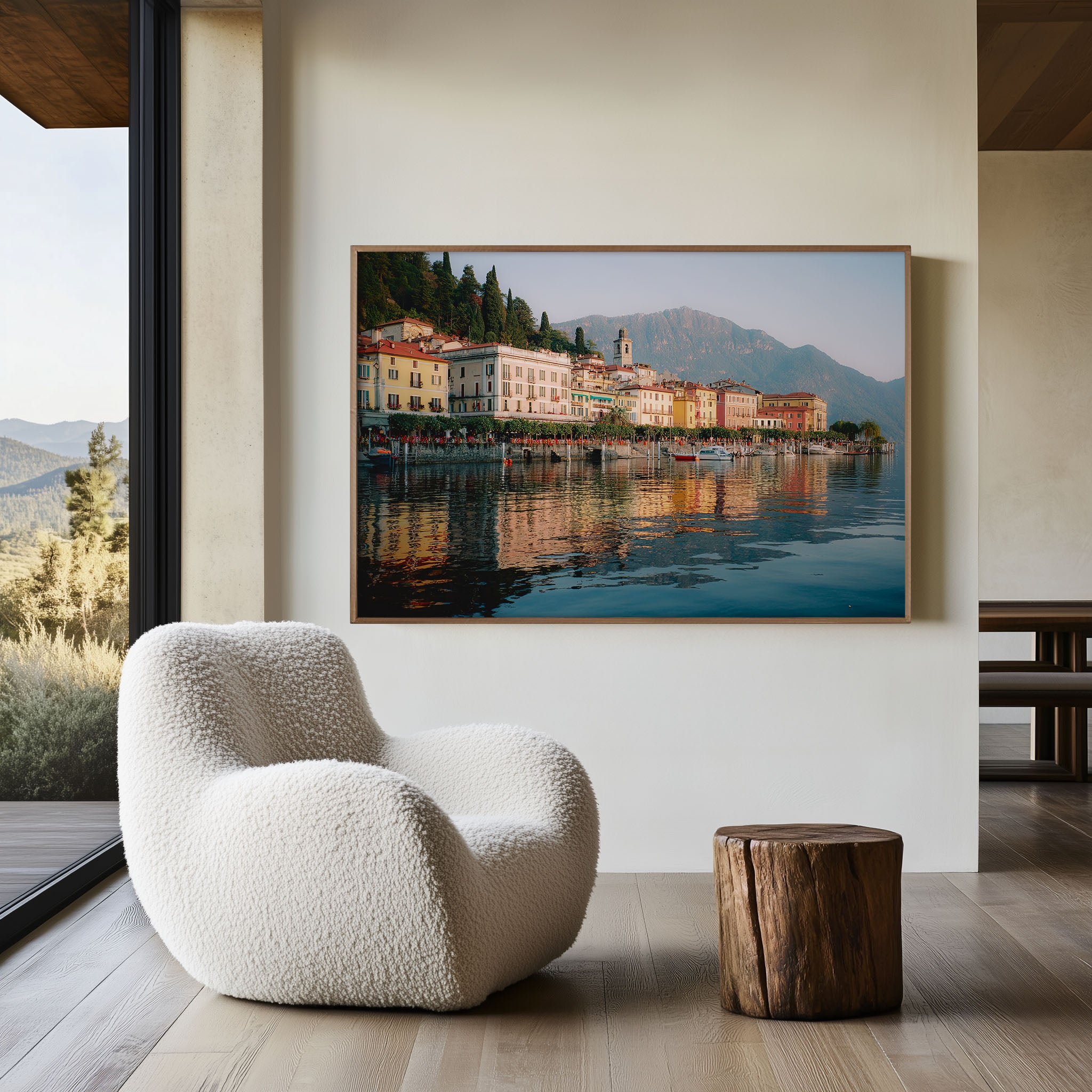 Bellagio Lake Como Wall Art – Romantic Italian Lakeside Village