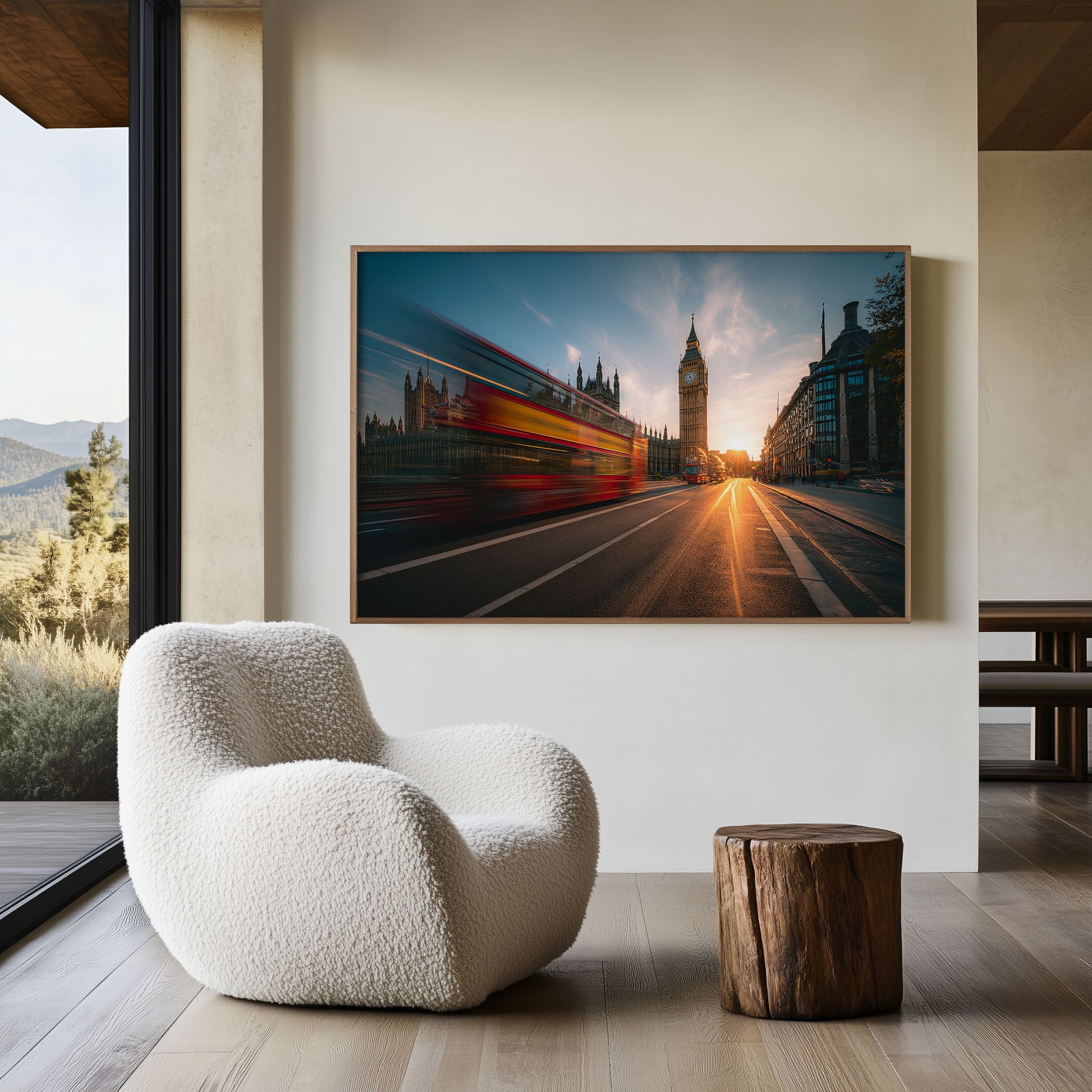 Big Ben London Sunset Wall Art Print – Cityscape Photography Canvas
