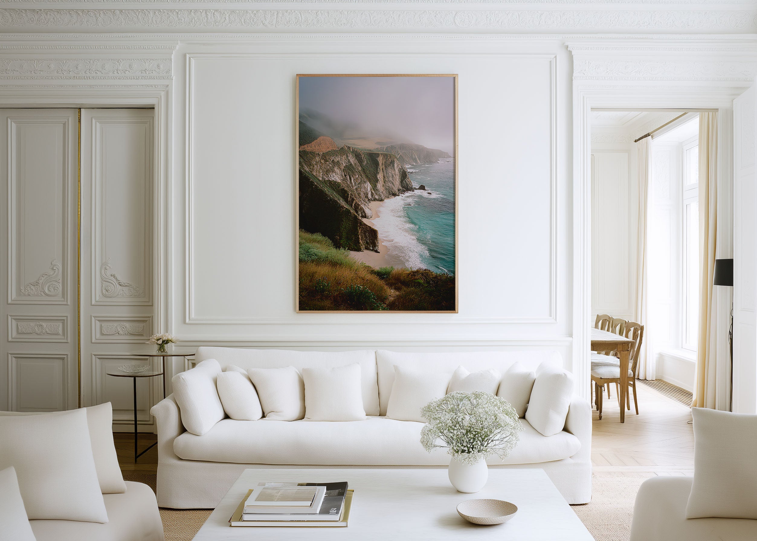 Big Sur Bixby Bridge Wall Art Print | California Coastal Ocean Canvas
