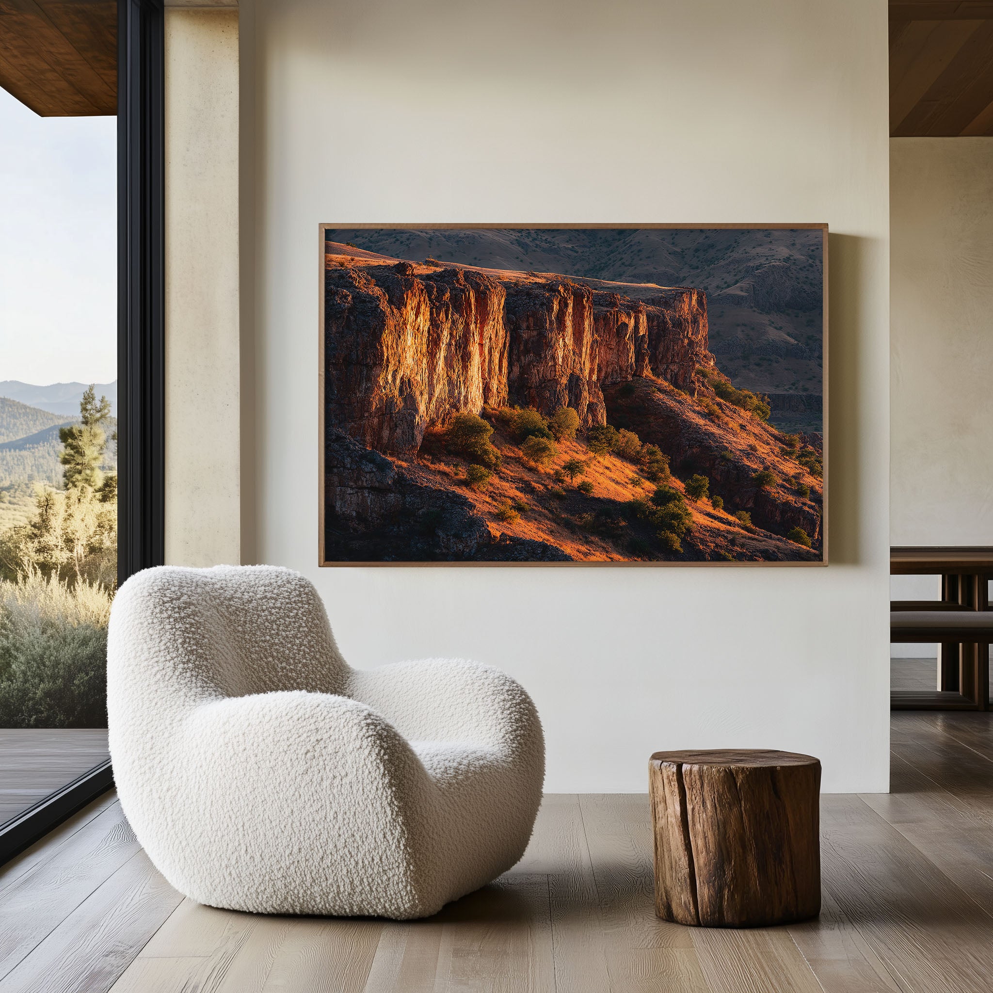 Boszhira Canyon Wall Art Print – Mangystau Kazakhstan Desert Cliffs