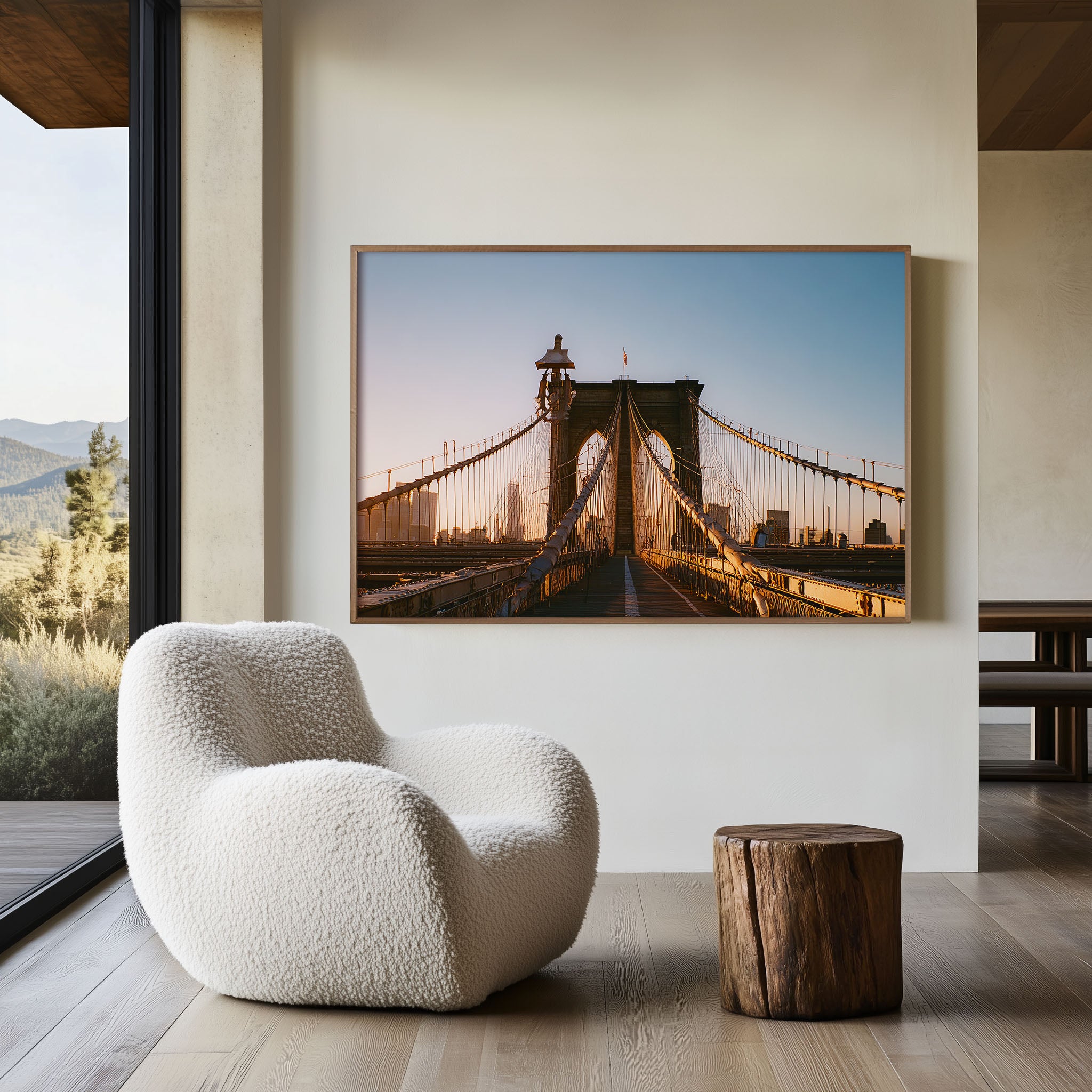Brooklyn Bridge Sunrise Wall Art