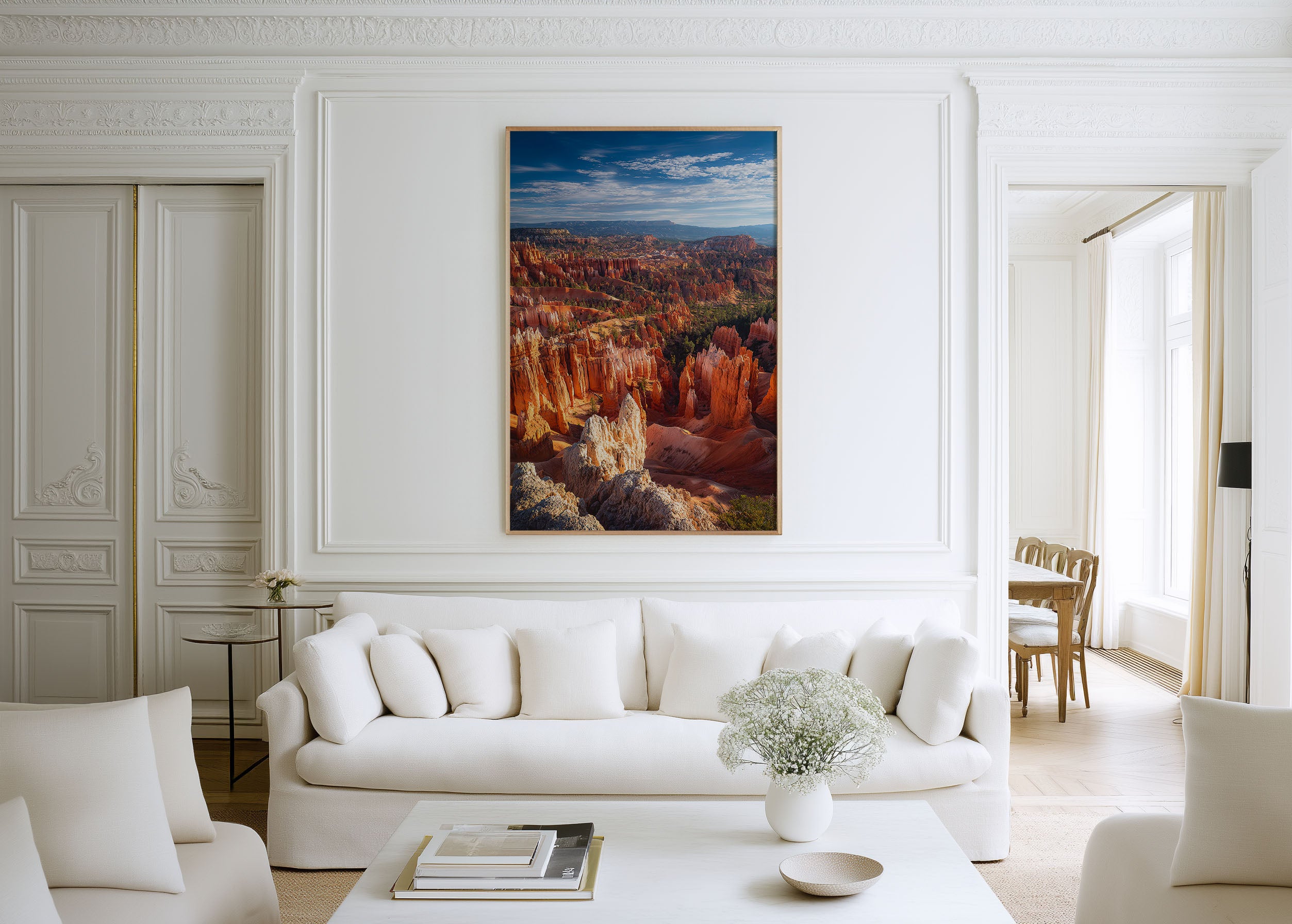 Bryce Canyon Hoodoos Wall Art Print | Utah National Park Amphitheatre Sunrise Photography | American Southwest Travel Poster | Bold Desert Home Decor
