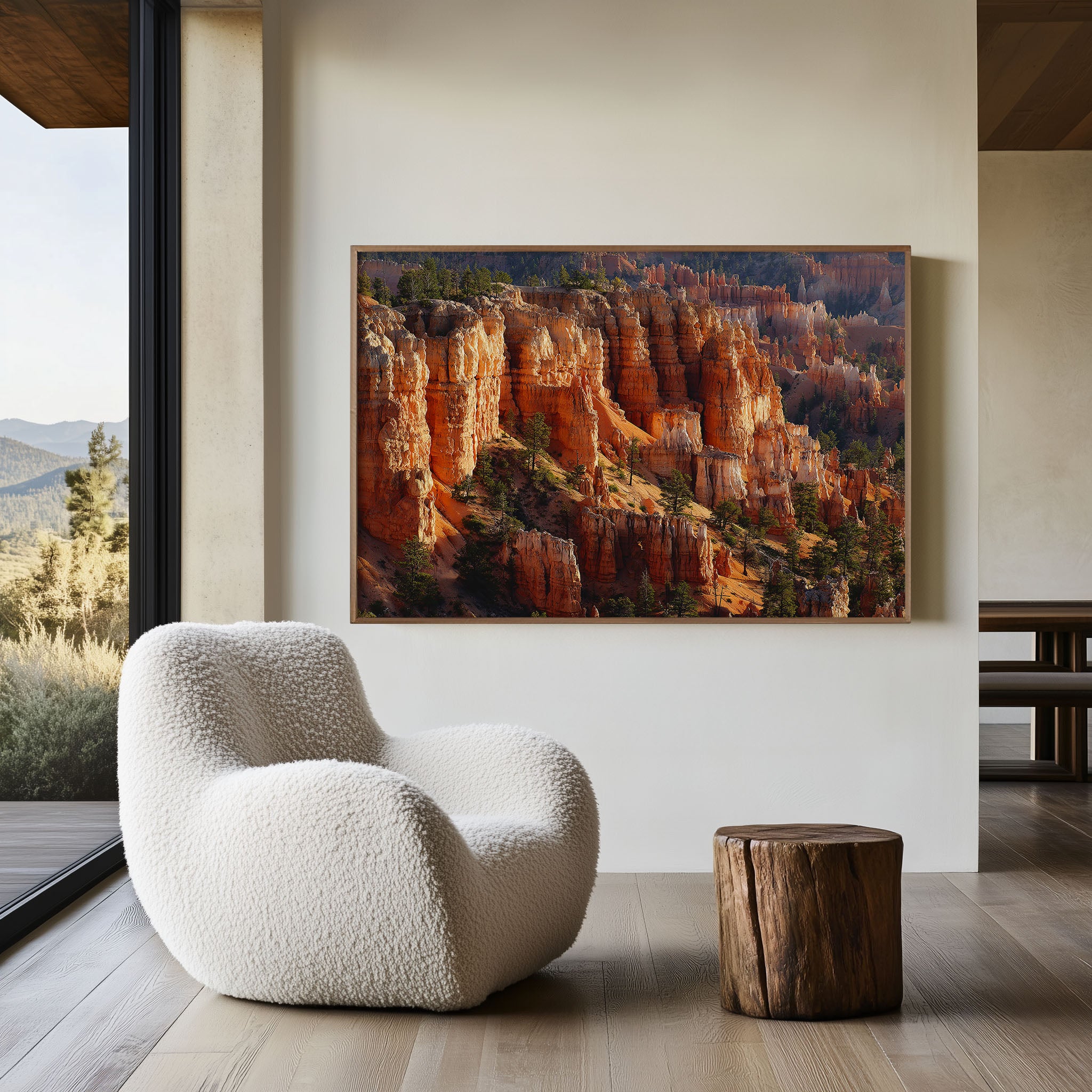 Bryce Canyon Hoodoos Wall Art Print – Utah Red Rock Canyon Landscape Photography