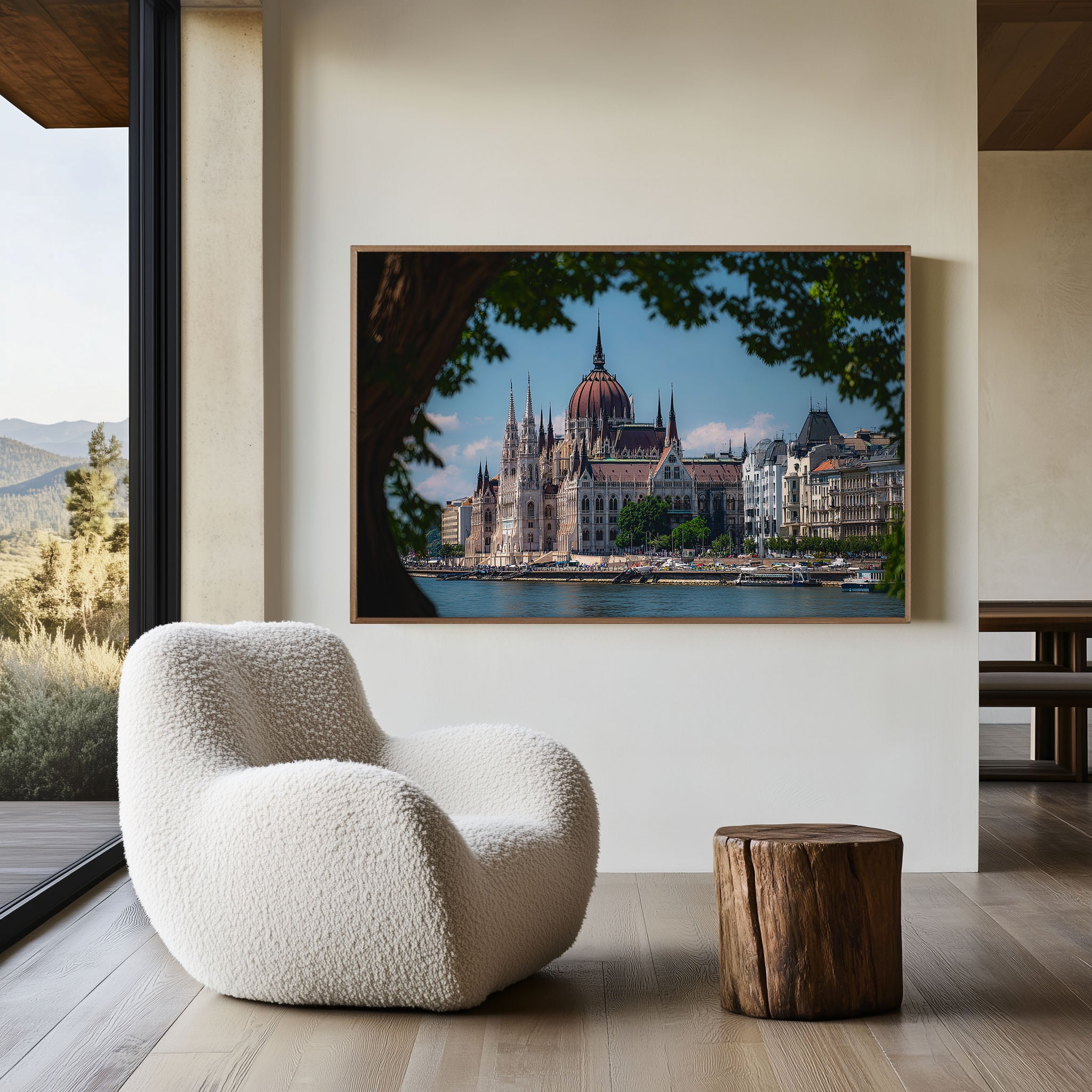 Budapest Parliament Wall Art – Hungarian Parliament Building Danube River Print, Budapest Hungary Architecture Photography Decor