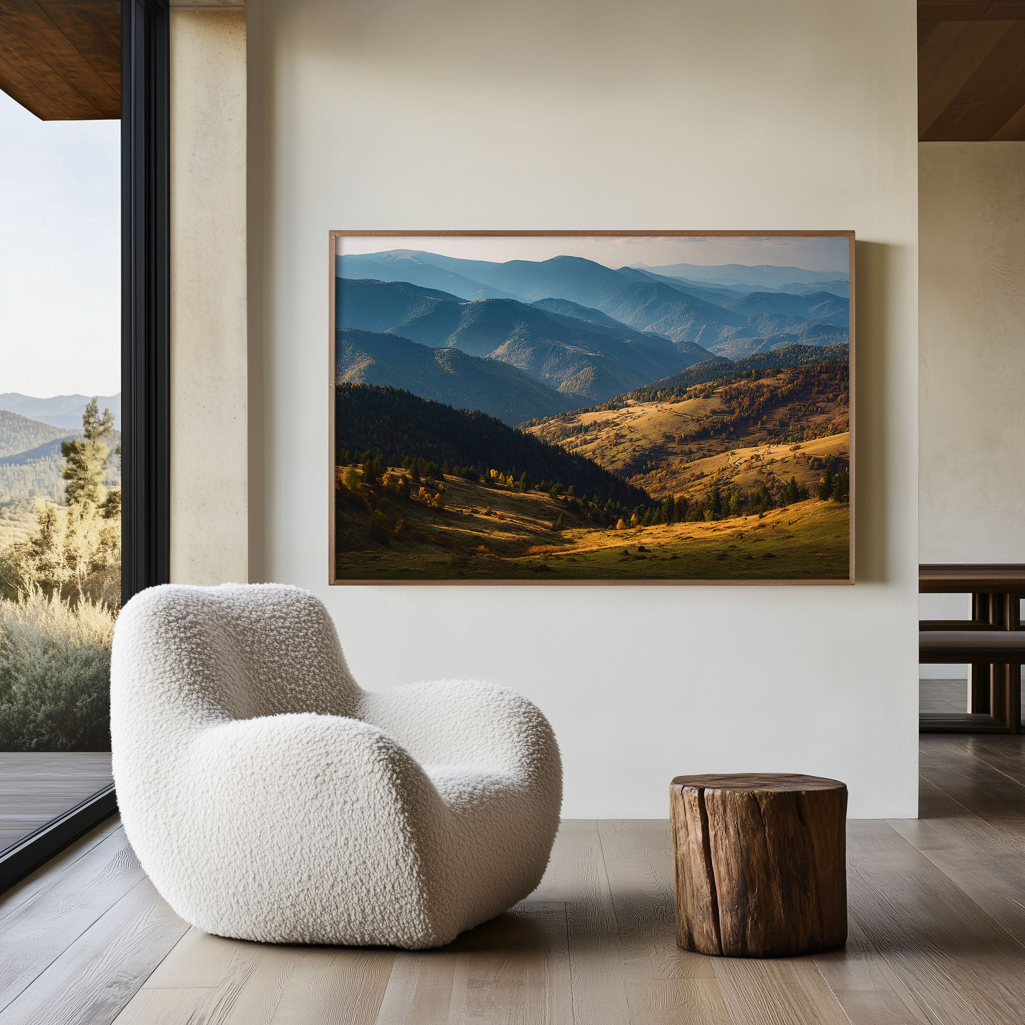Carpathian Mountains Wall Art Print | Romania Autumn Mountain Landscape Photography
