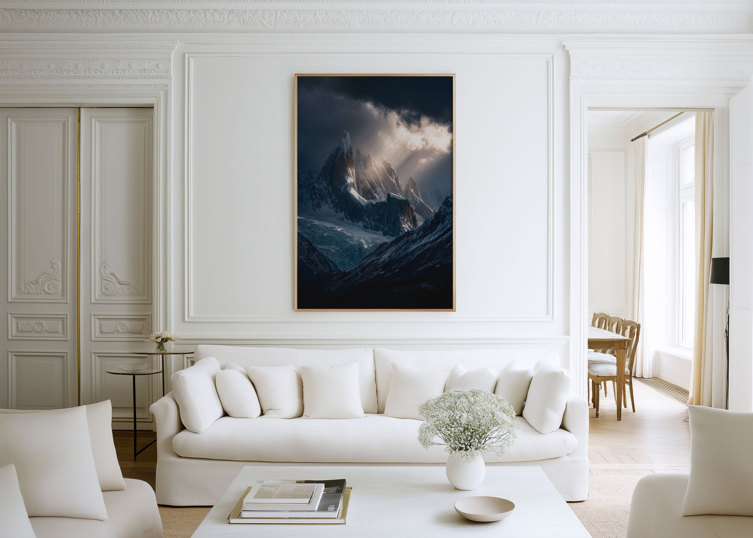 Cerro Torre Patagonia Print | Dramatic Mountain Wall Art | Patagonia Storm Light Landscape Photography Poster
