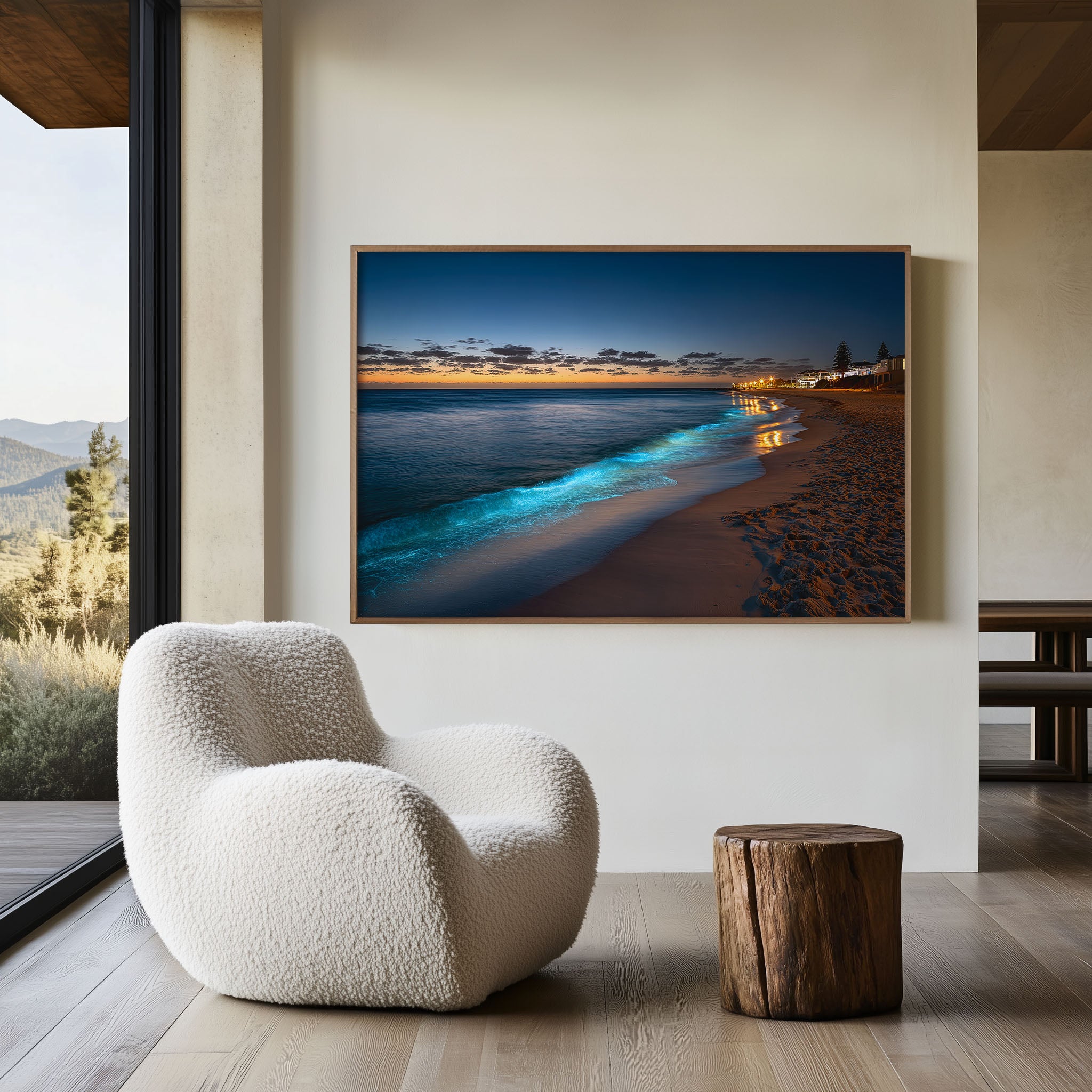 Cottesloe Beach Perth Wall Art Print | Western Australia Ocean Sunset