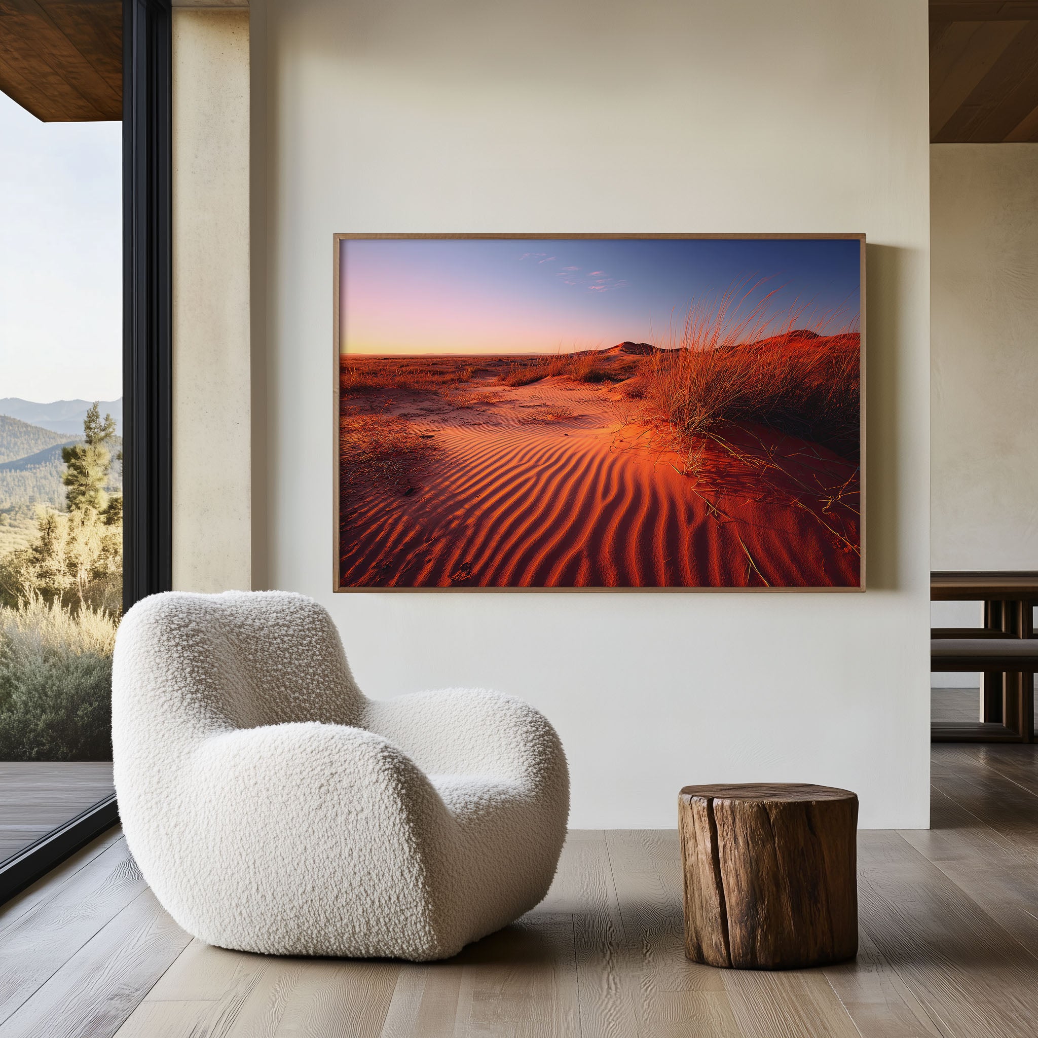 Great Sandy Desert Wall Art | Australian Red Sand Dunes Print