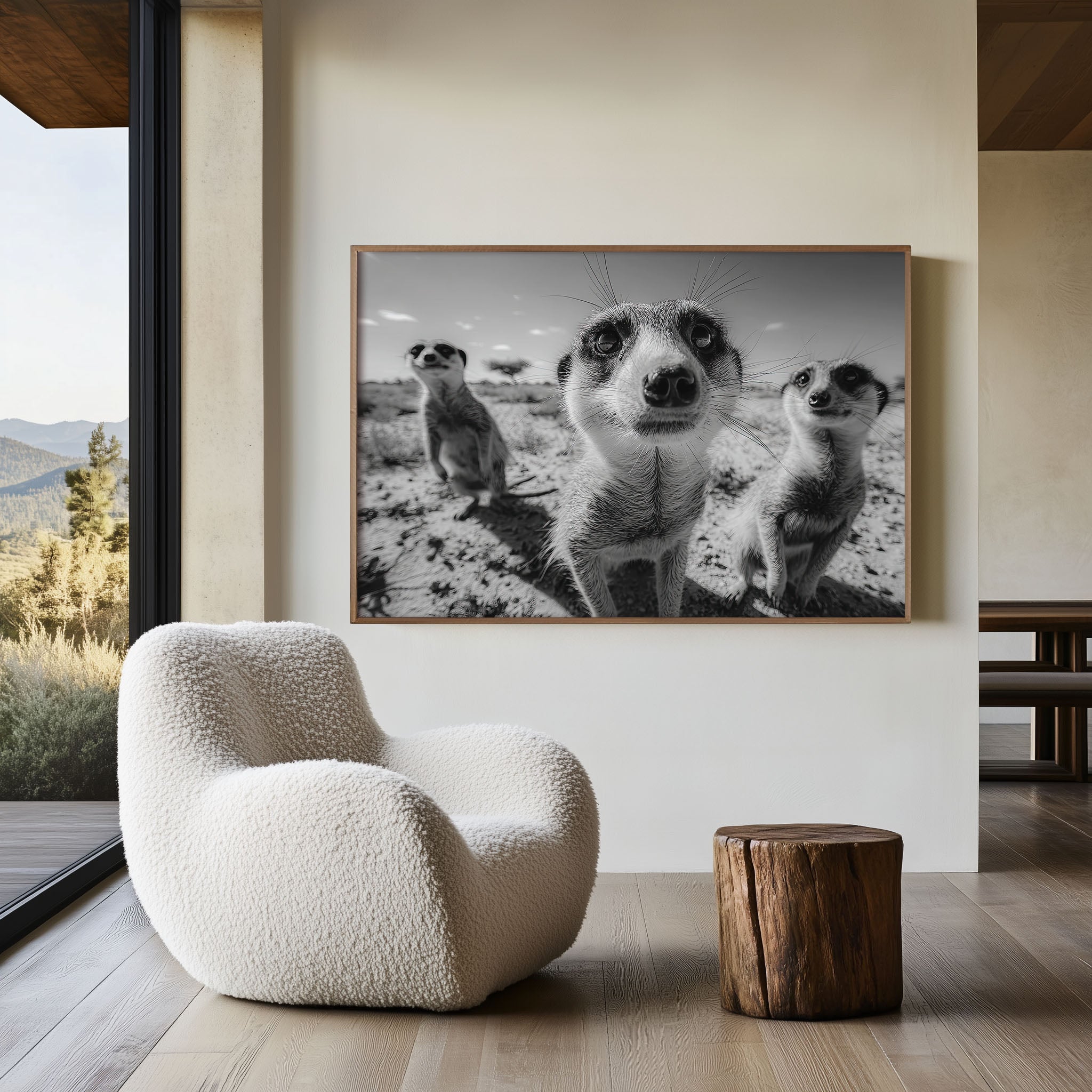 Curious Watchers – Kalahari Meerkats