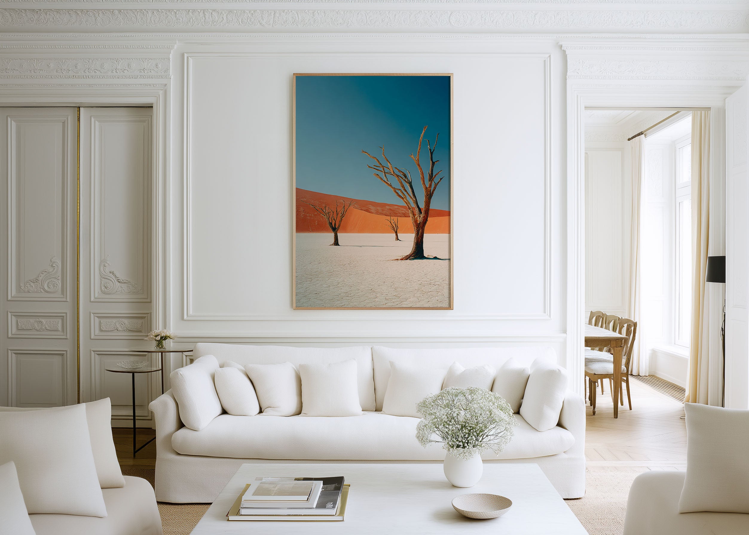 Deadvlei Ancient Trees | Namib Desert Namibia Wall Art Print