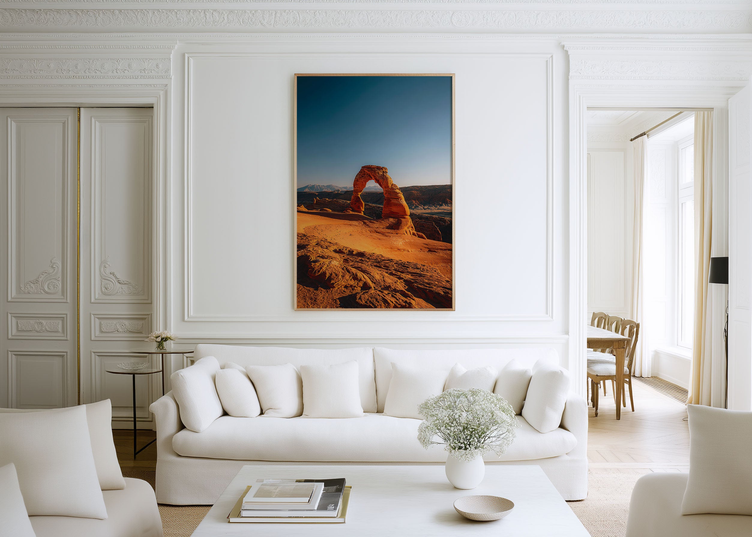 Delicate Arch Utah Wall Art Print | Arches National Park Sunset Photography | American Southwest Travel Poster | Desert Nature Home Decor