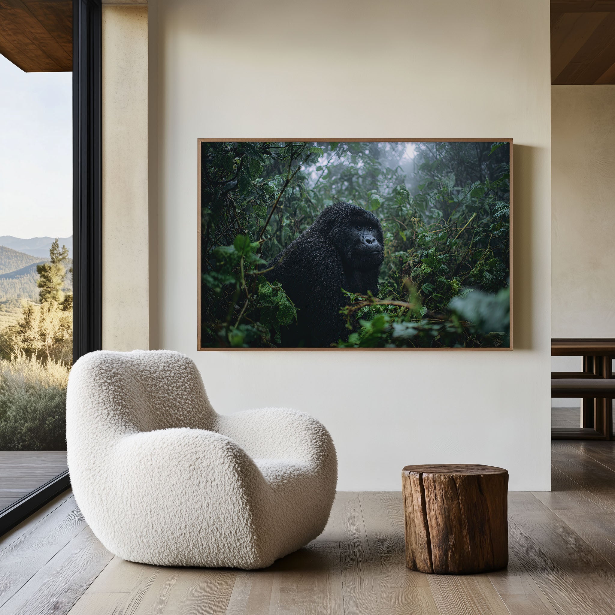 Emerald Kingdom – Gorilla in the Mist Wall Art Print