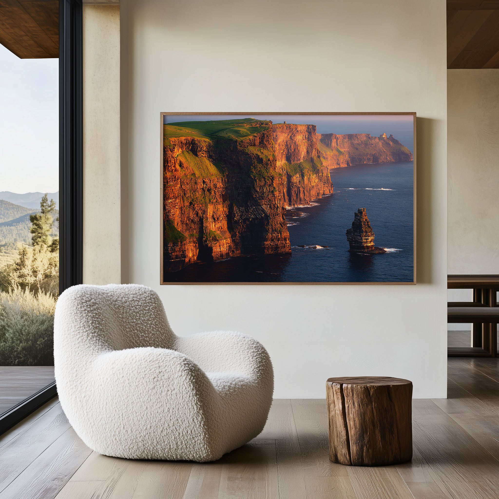 Cliffs of Moher Ireland Wall Art | Dramatic Atlantic Coastal Landscape Print