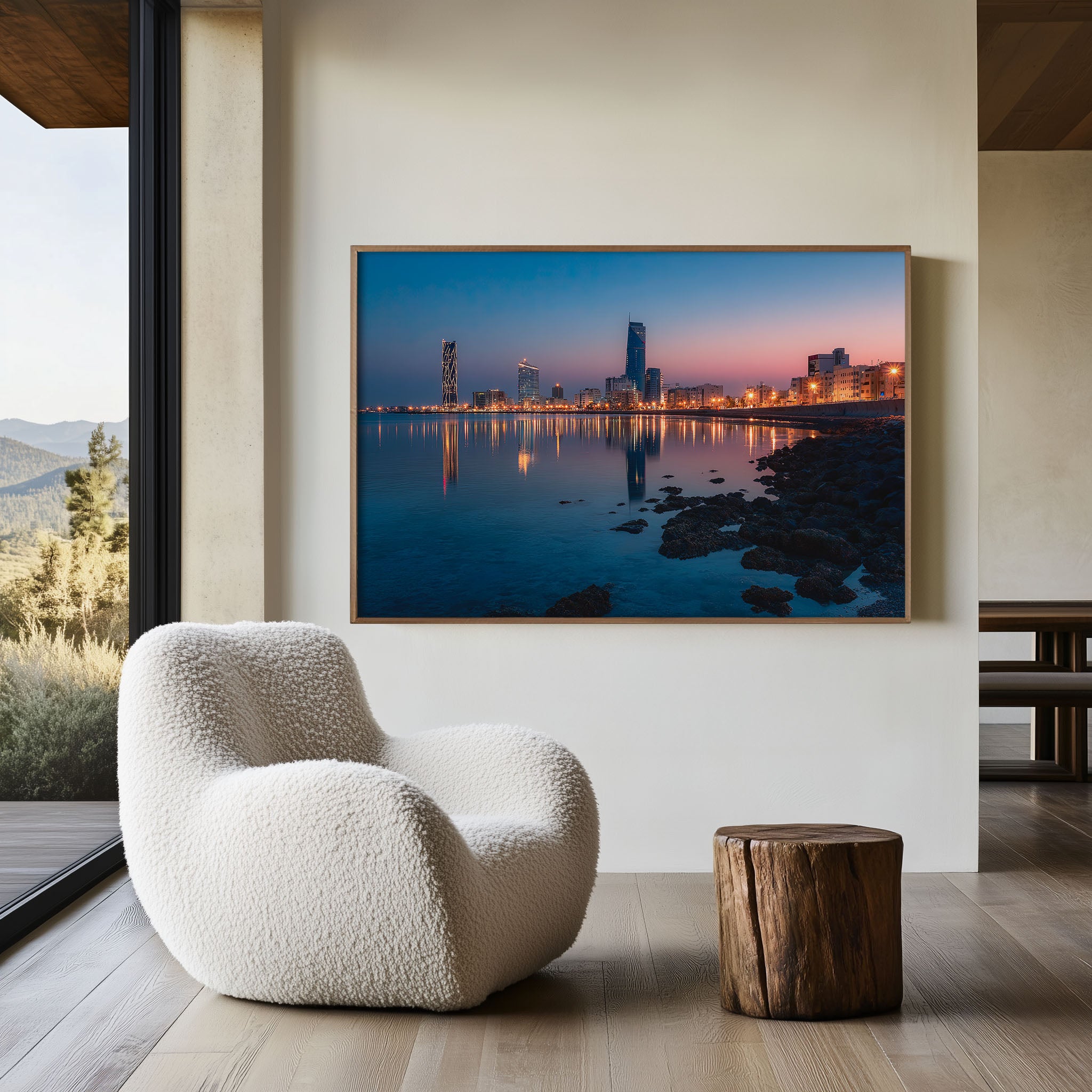 Jeddah Saudi Arabia Wall Art | Red Sea Waterfront Skyline Print