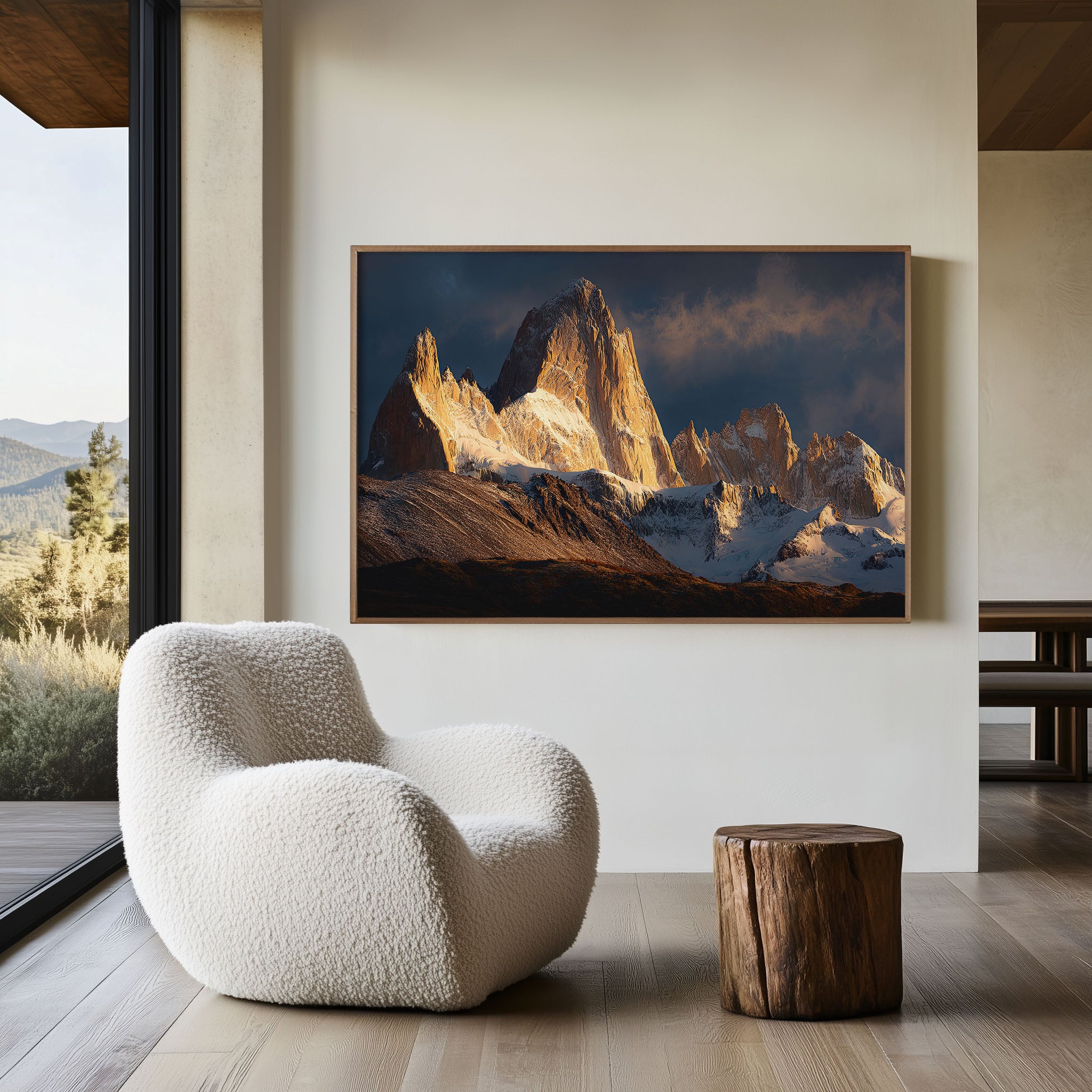 Mount Fitz Roy Patagonia Wall Art Print | Andes Mountain Landscape Photography