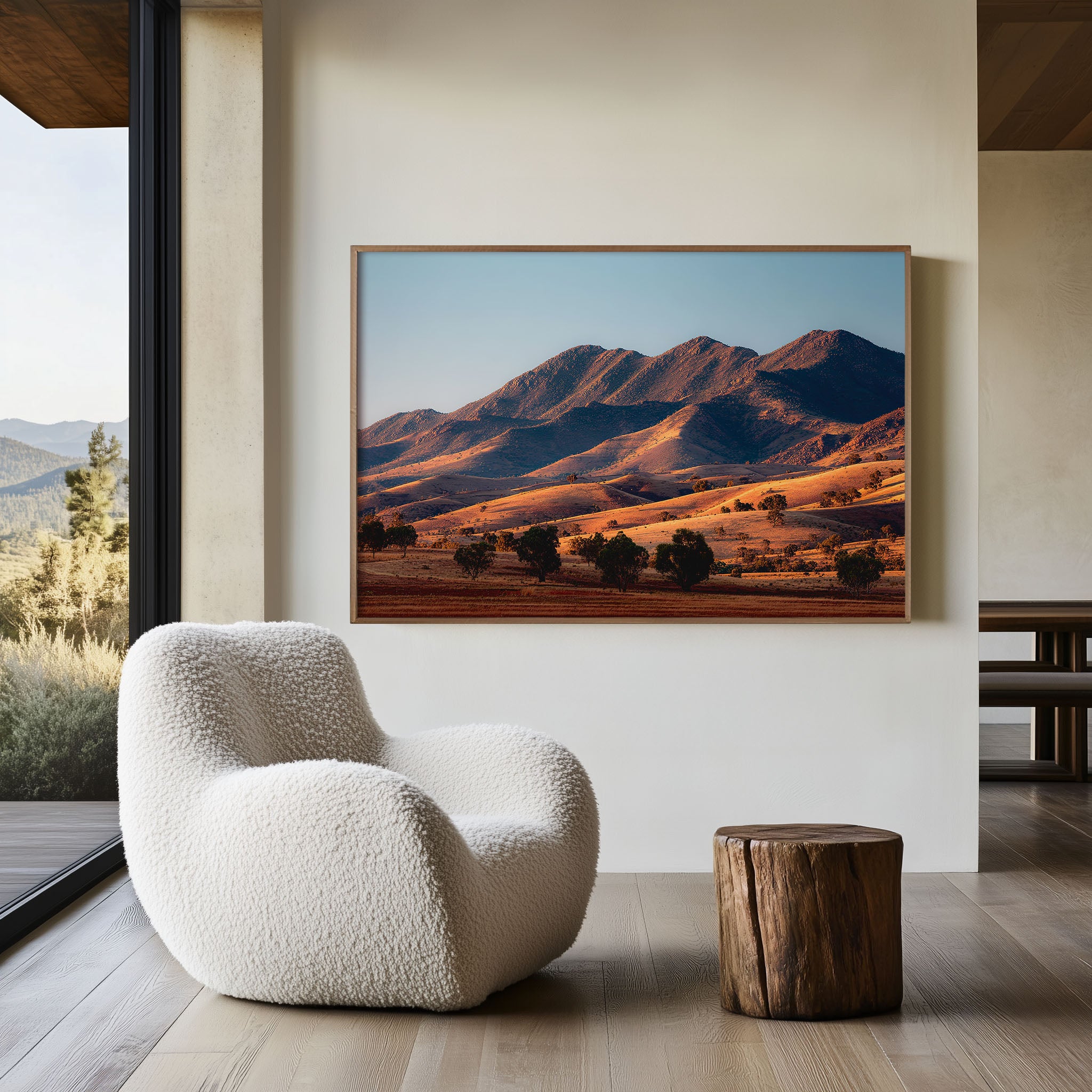 Flinders Ranges Mountain Wall Art Print | South Australia Outback