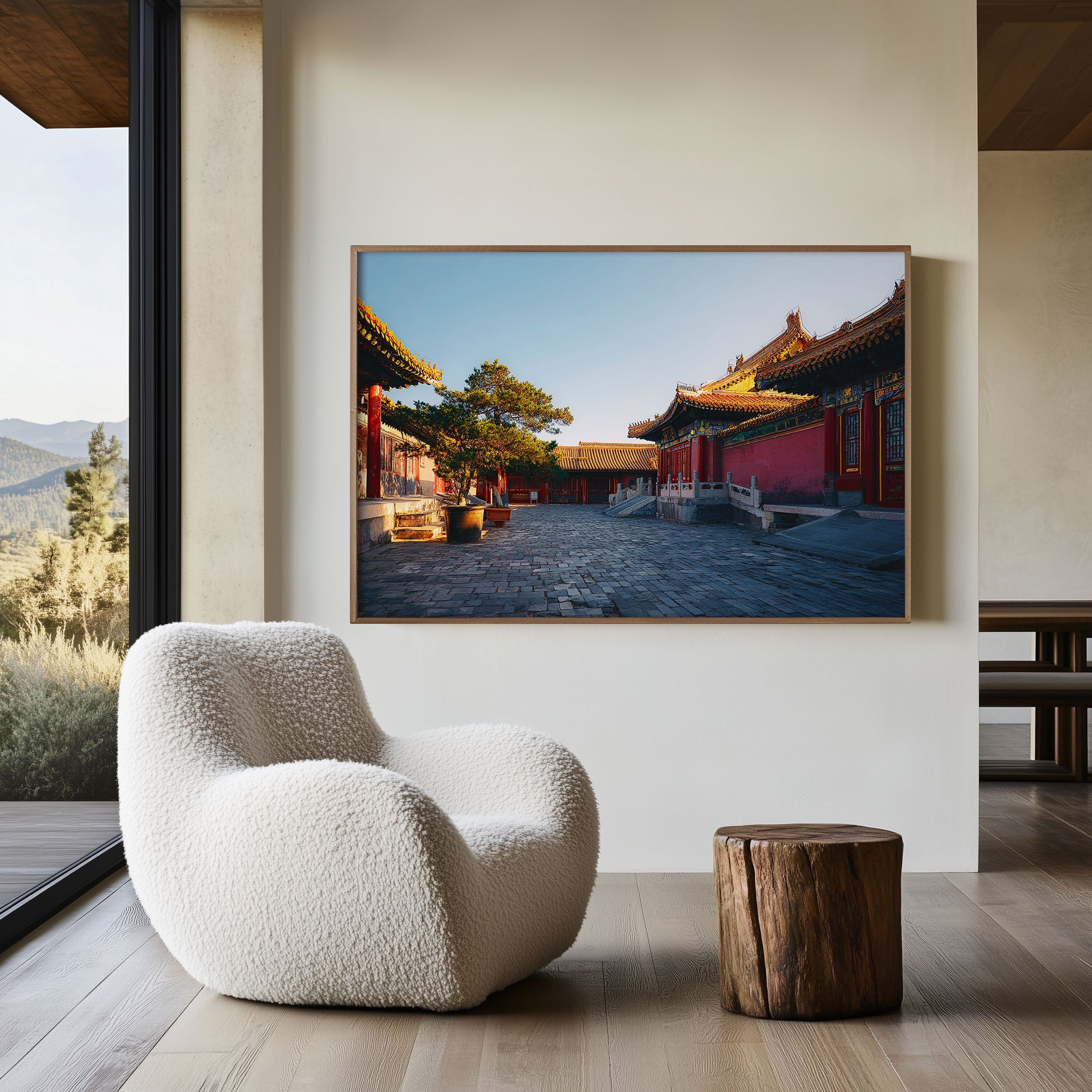 Forbidden City Beijing Palace Wall Art Print – Imperial China Canvas