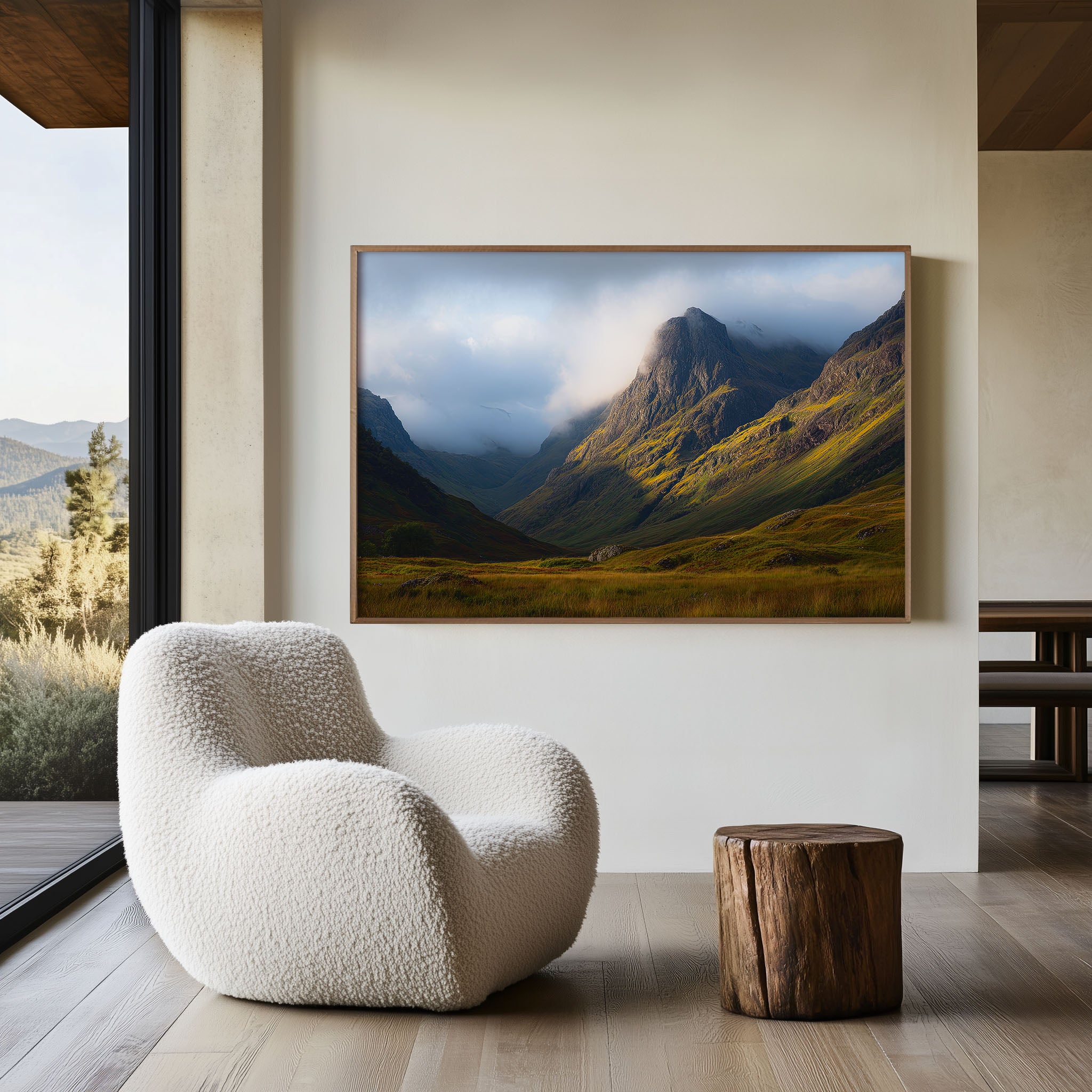 Glencoe Highlands Wall Art Print | Scotland Dramatic Mountain Landscape Photography