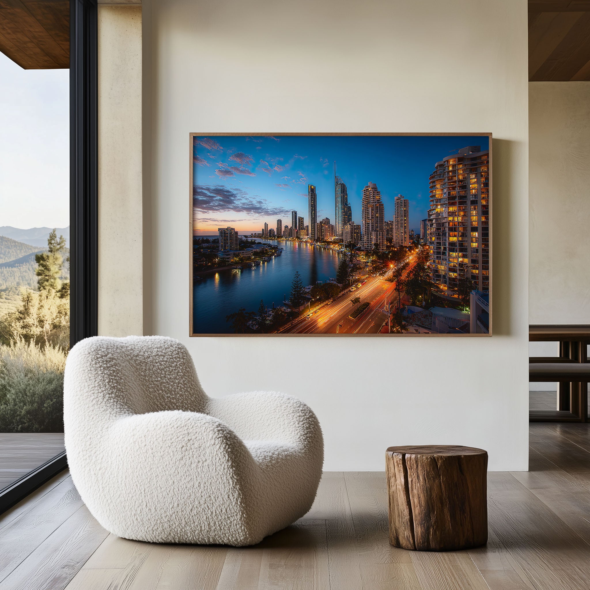 Surfers Paradise Gold Coast Wall Art | Australia Skyline Print