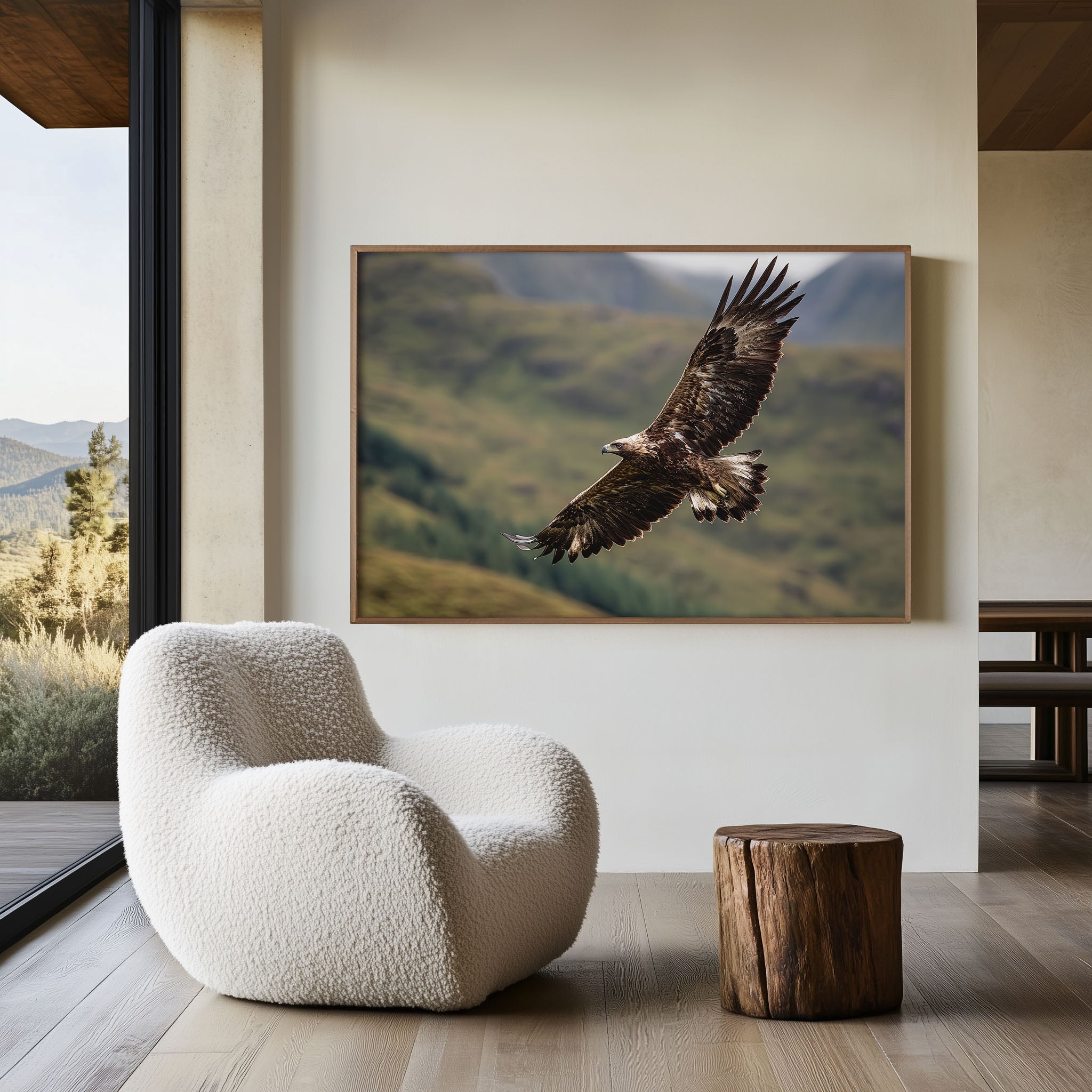 Golden Eagle Wall Art – Mountain Wildlife Photography Print