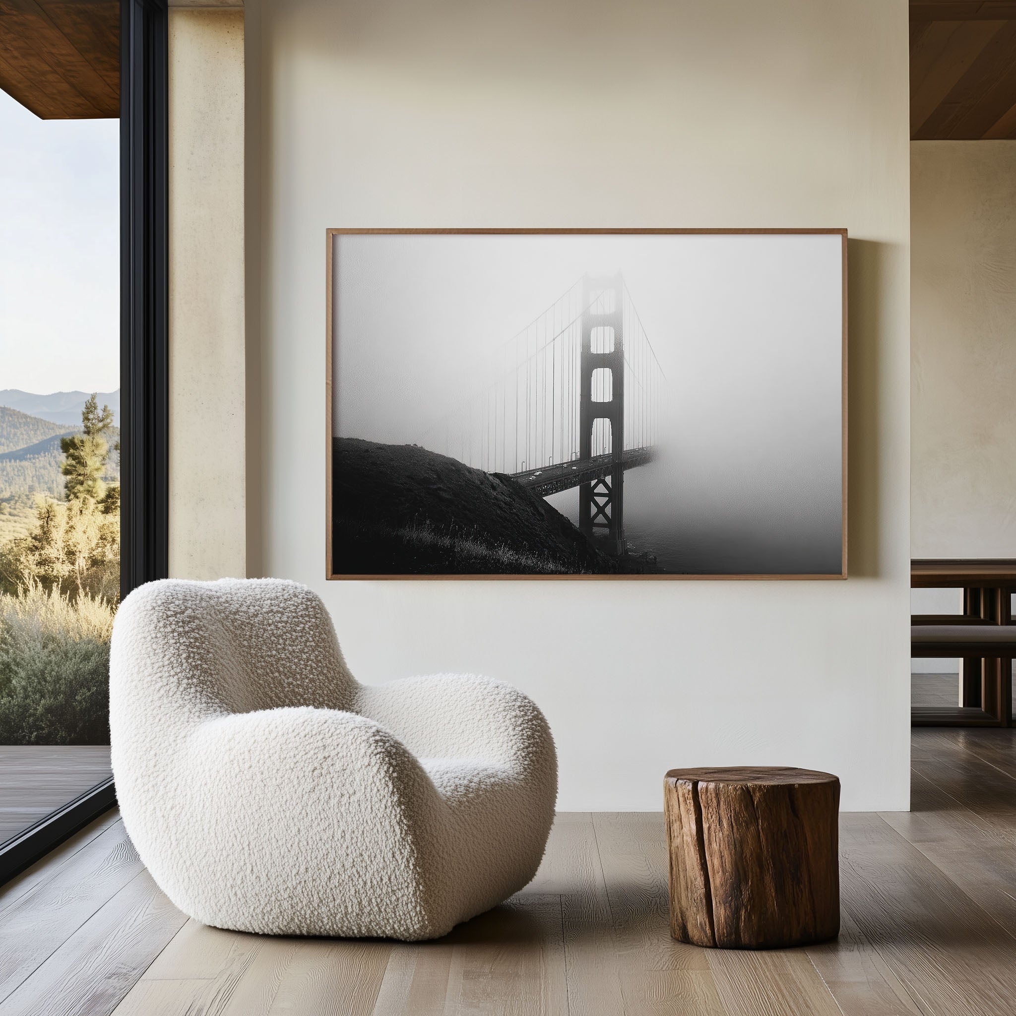 Golden Gate Bridge Fog Wall Art