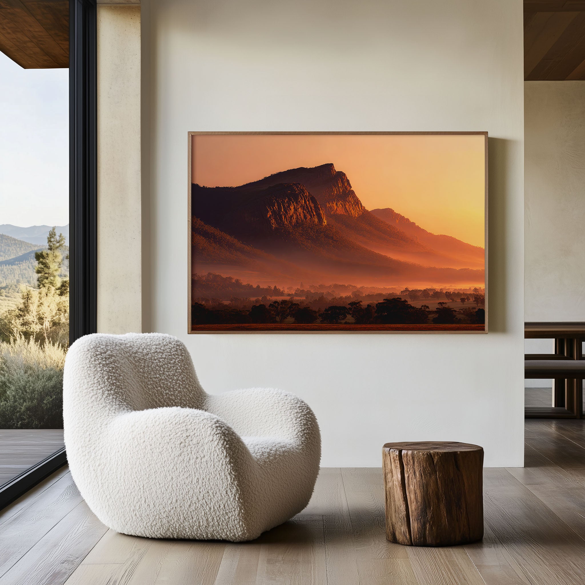 Grampians Mountains Wall Art Print | Victoria Australia Sunrise