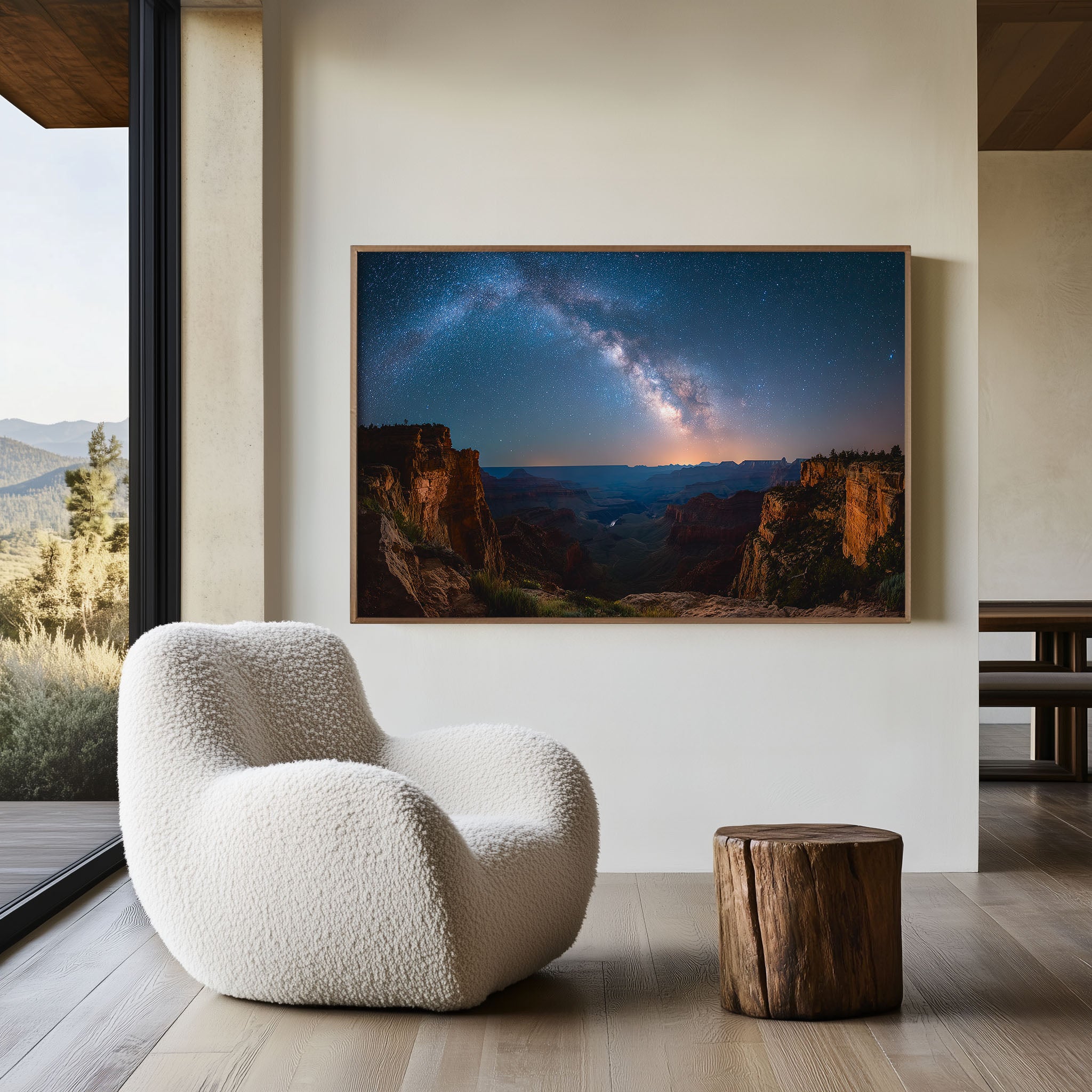 Grand Canyon Milky Way Wall Art – Night Sky Canyon Print