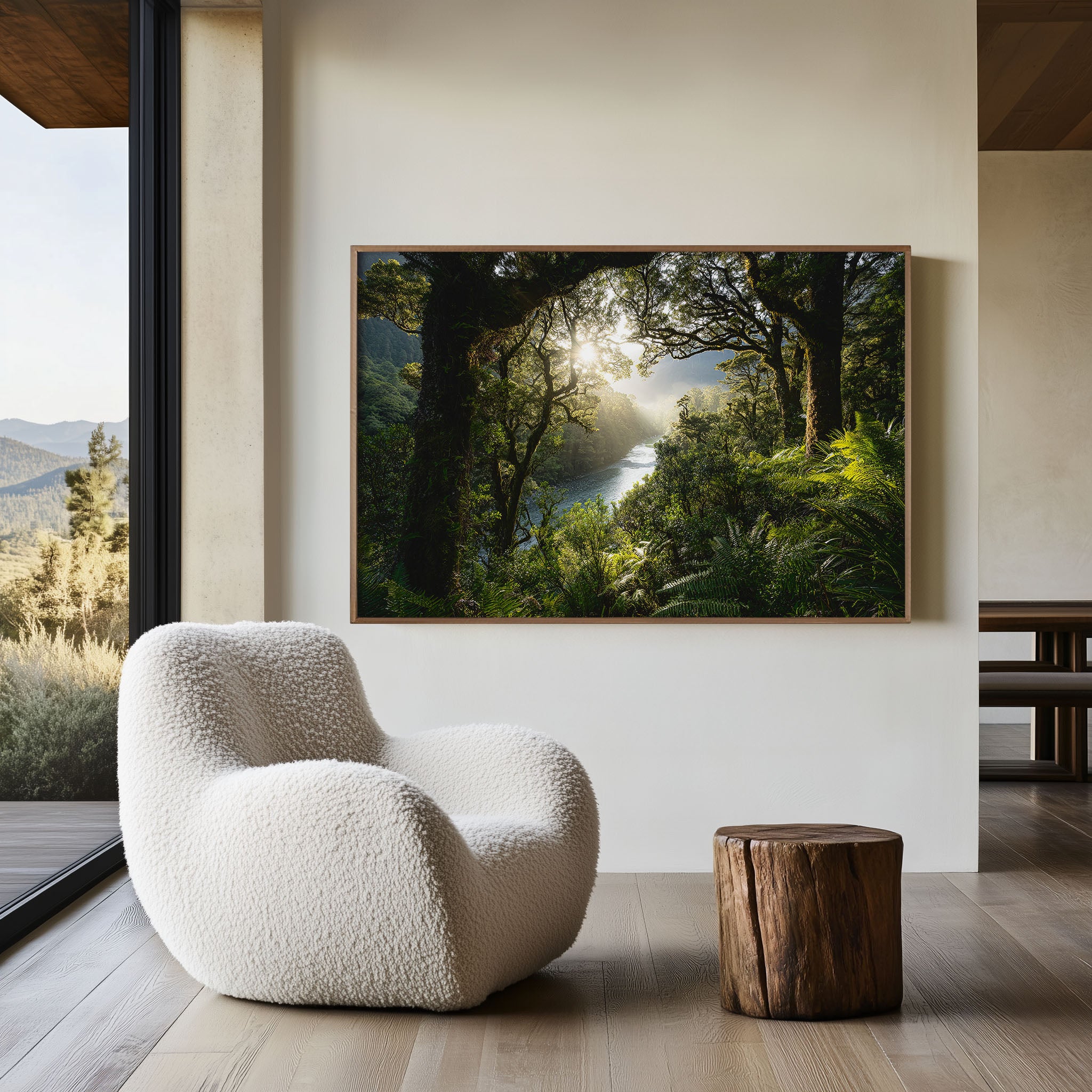 Haast Pass New Zealand Wall Art | Fiordland Rainforest Landscape Print