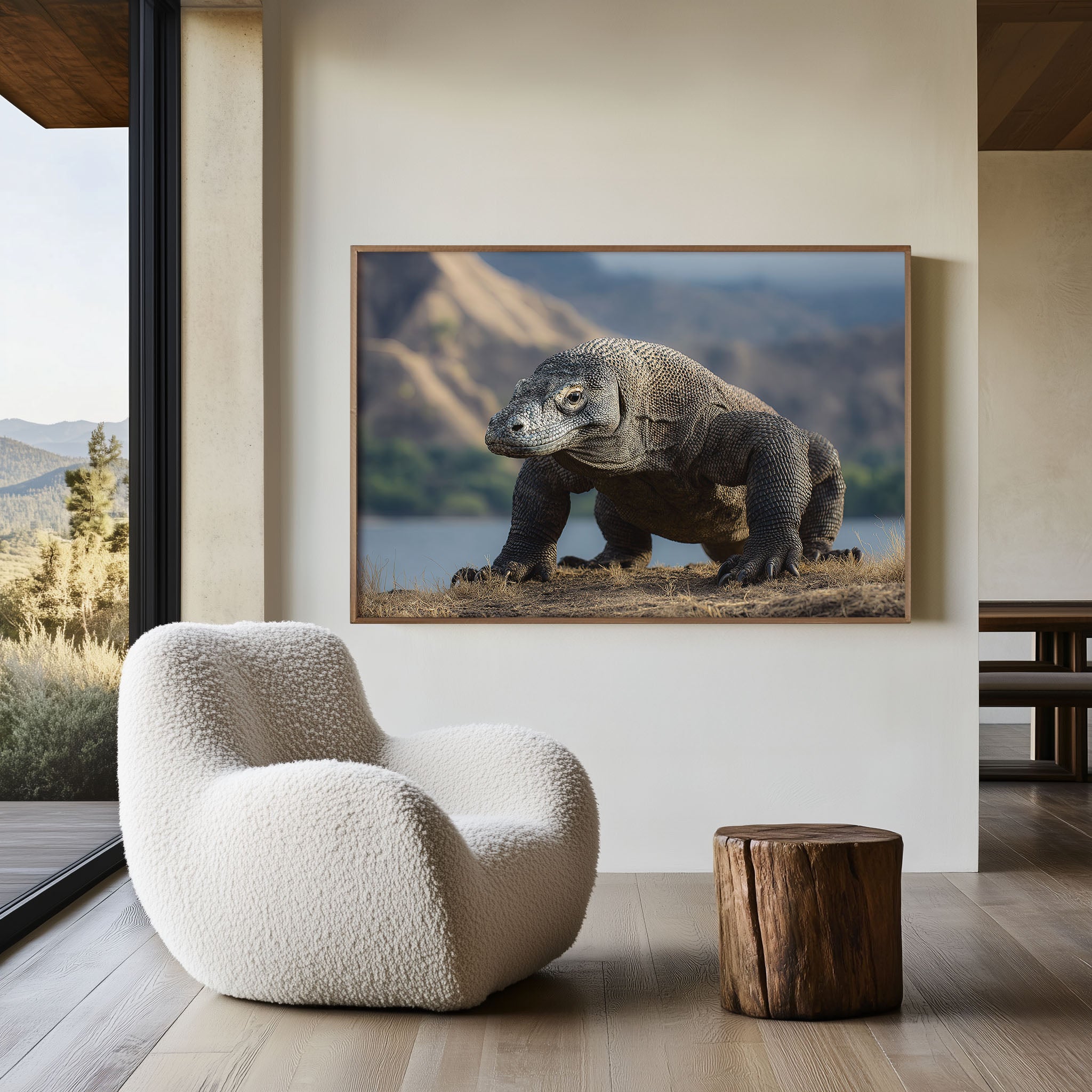 Island Titan – Komodo Dragon Wildlife Wall Art Print