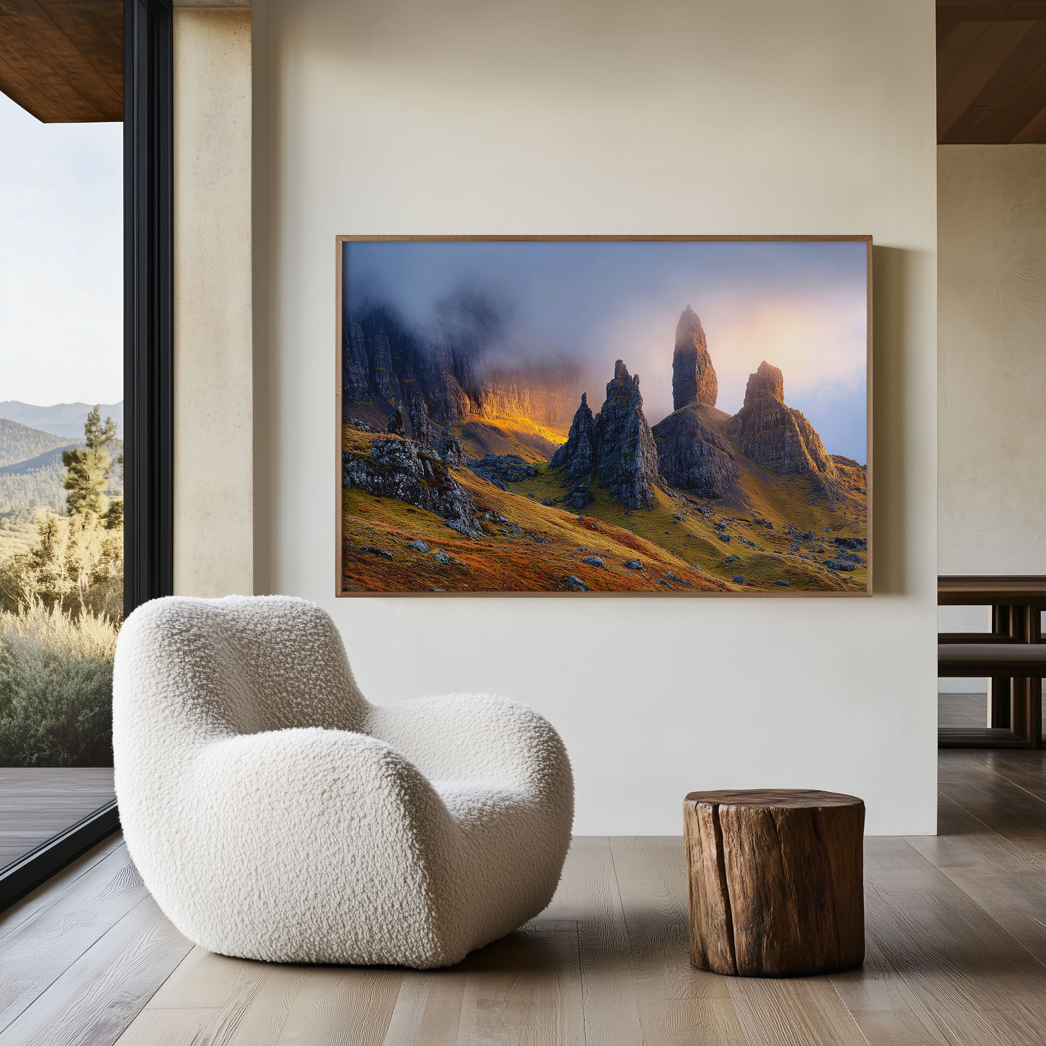 Isle of Skye Old Man of Storr Wall Art Print – Dramatic Highland Landscape