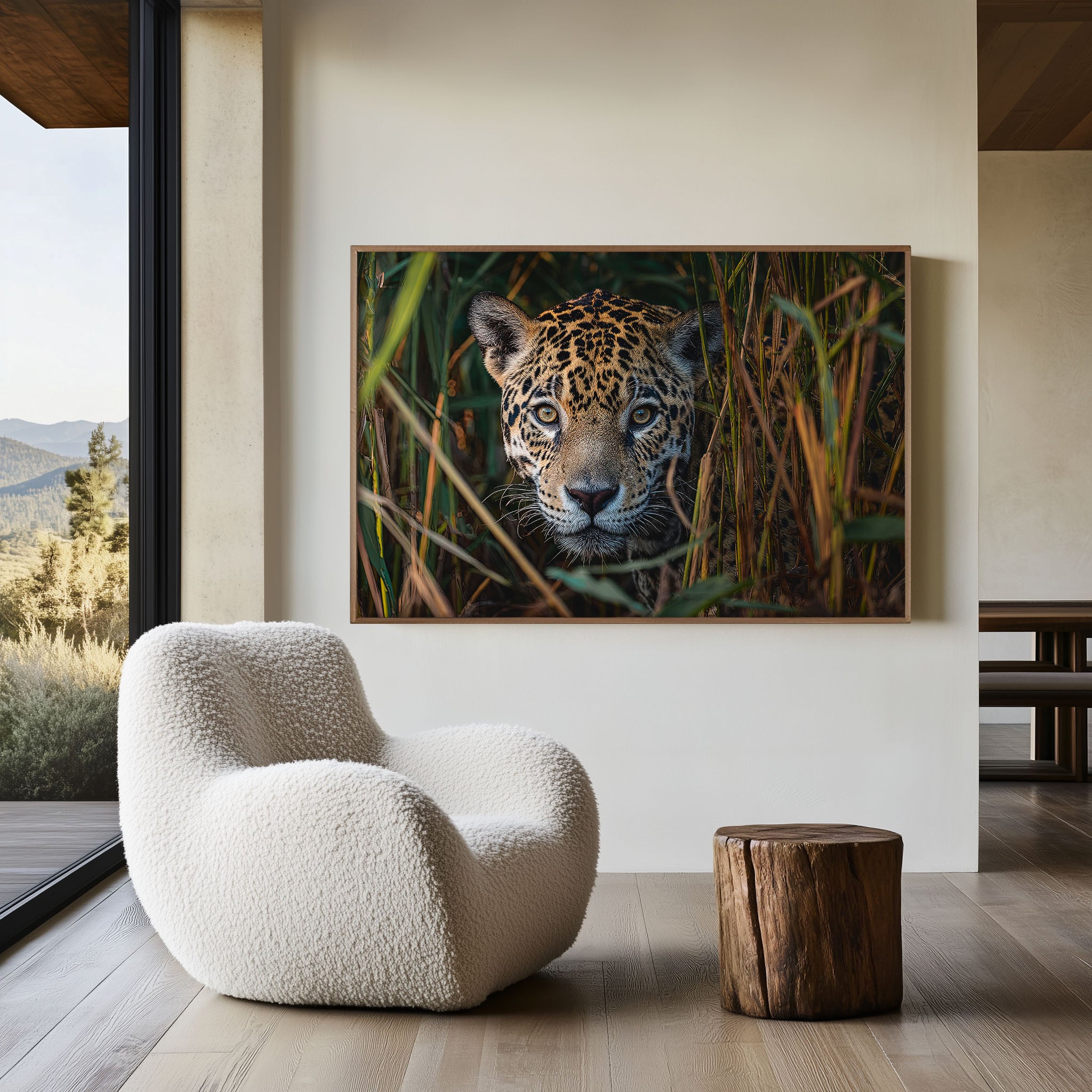 Jaguar Portrait Wall Art – Brazil Jungle Wildlife Photography Print