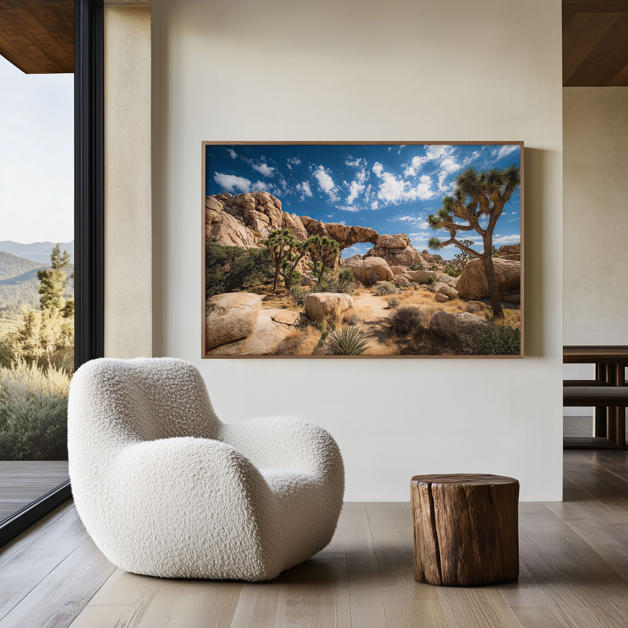 Joshua Tree National Park Wall Art | California Desert Rock Arch Landscape Print