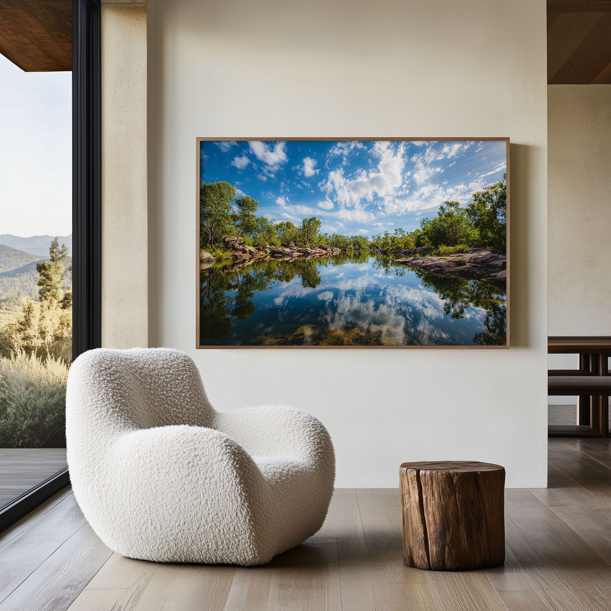 Kakadu National Park Wall Art | Australian Wetlands Reflection Landscape Print